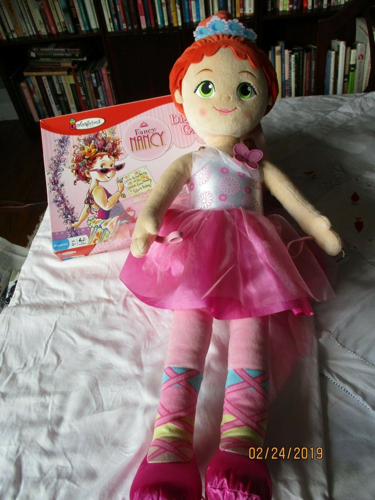 Fancy Nancy Big Easy Game by Colorforms & Dance with me Ballerina doll