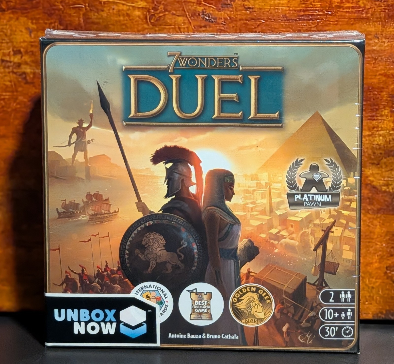 7 Wonders Duel Stand Alone 2 Player Board Card Game Asmodee ASM SEV07 New Sealed