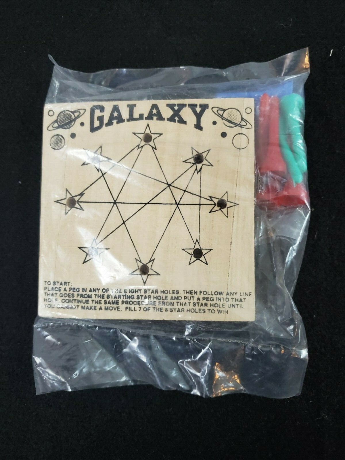 Lot of 3 Wooden Travel Peg Games Galaxy IQ Mind Twister Take-A-Way NEW!