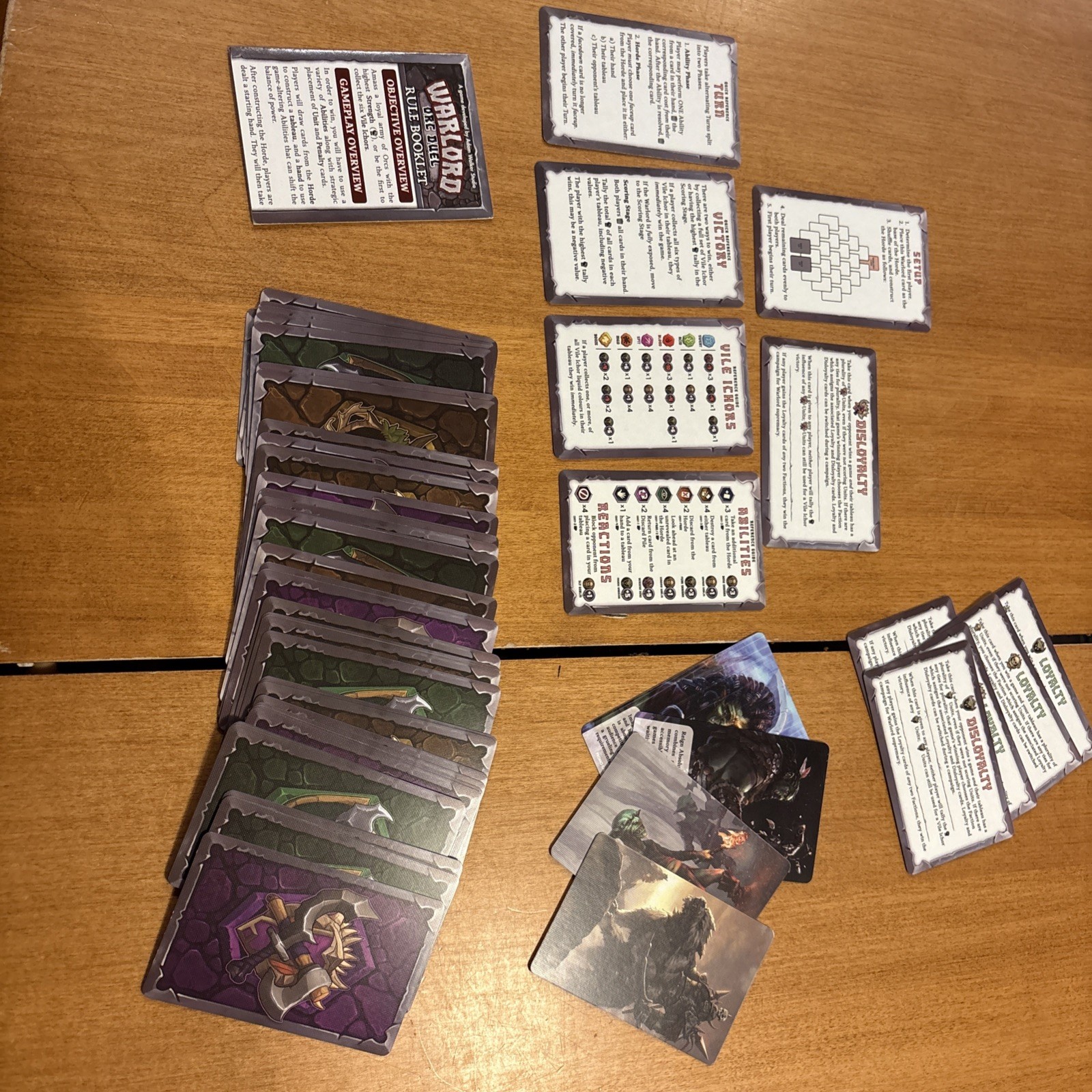 Warlord Orc Duel “the Savage Clash For Domination” Game Complete Reign Absolute
