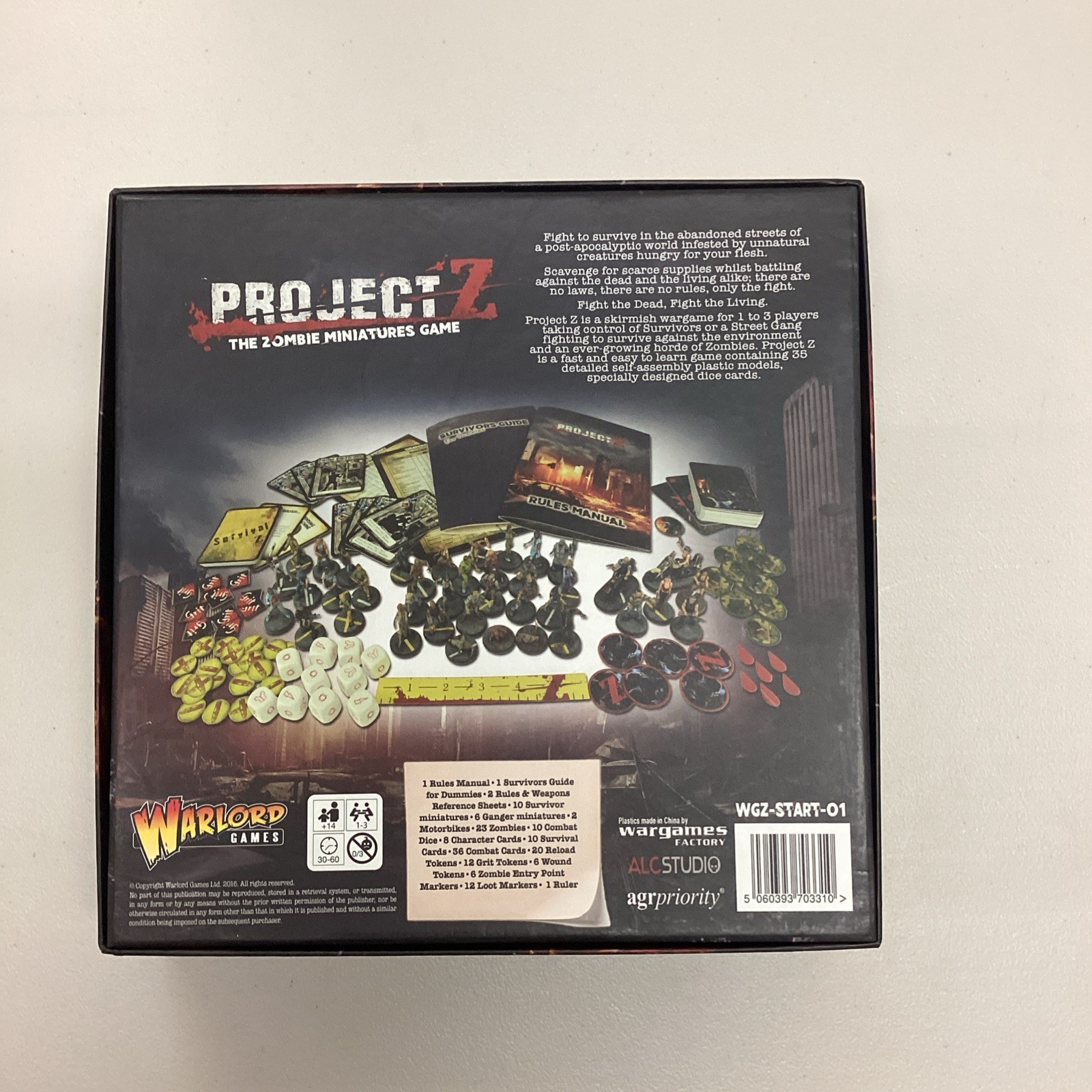 PROJECT Z a zombie miniature game WARLORD GAMES ng624