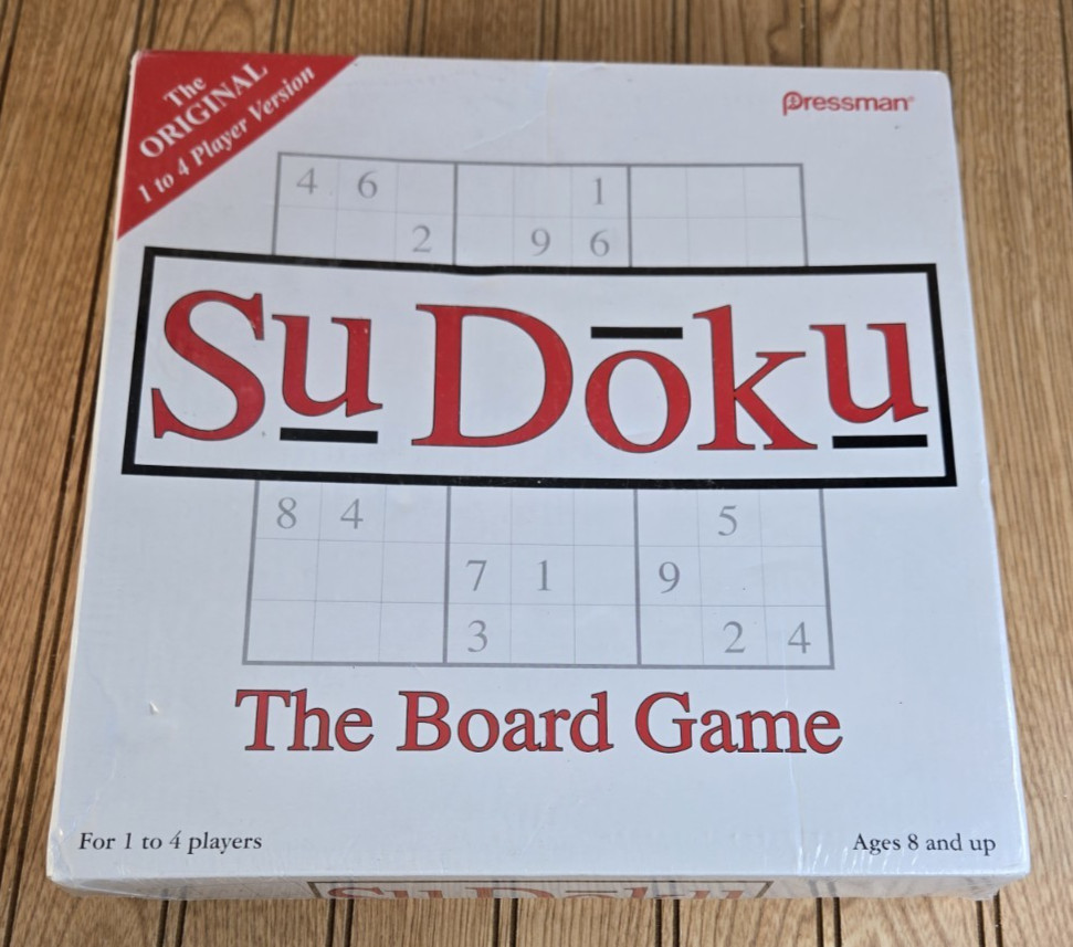 Sudoku The Board Game Excellent Complete Ages 8 & Up