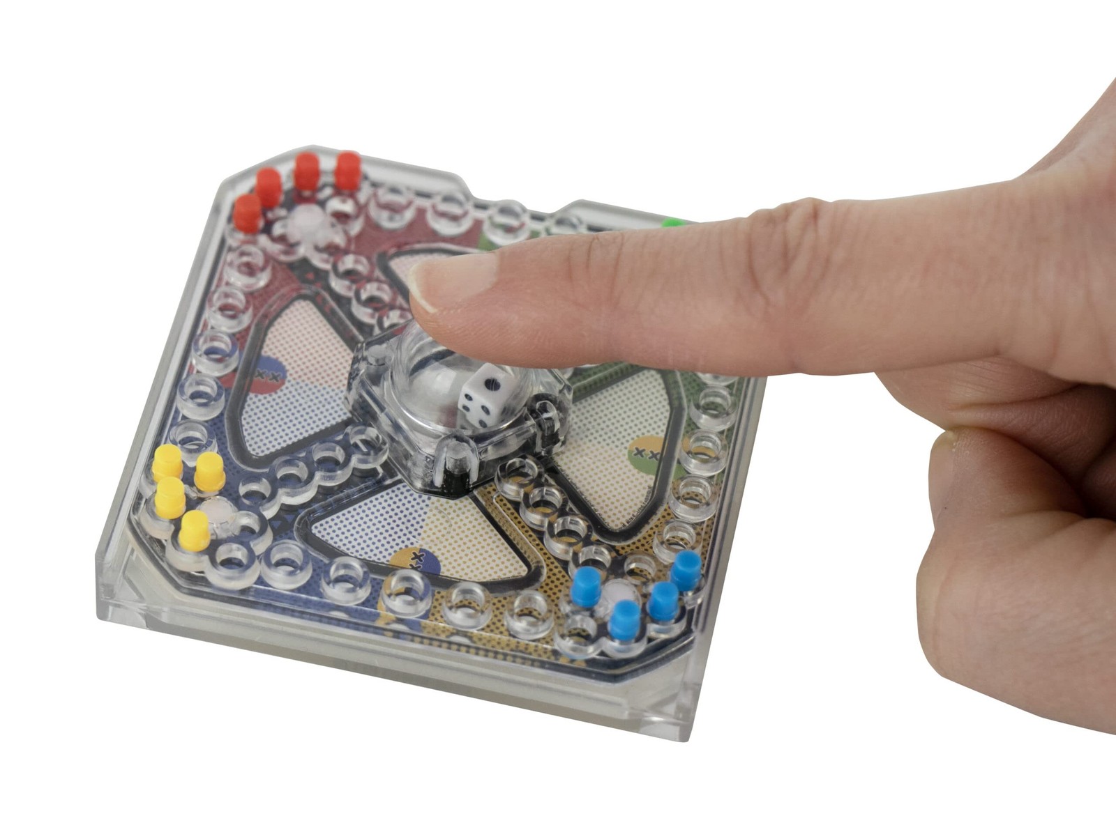World’s Smallest Trouble Game Miniature Multicolor Tabletop Family Fun 2.5 Inch