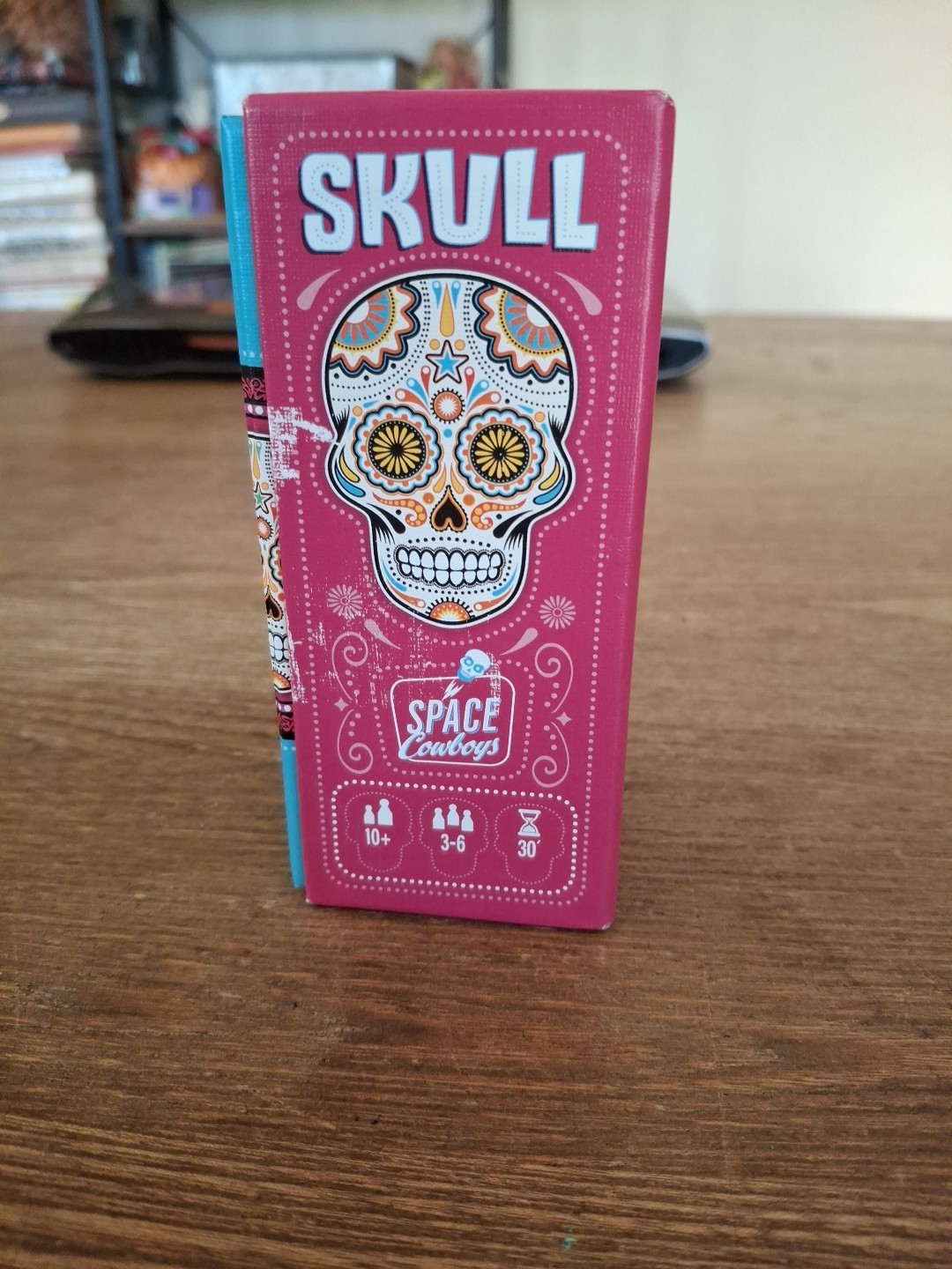 Skull Place, Bid, Bluff Card Game Space Cowboys Made In Poland 100% EUC
