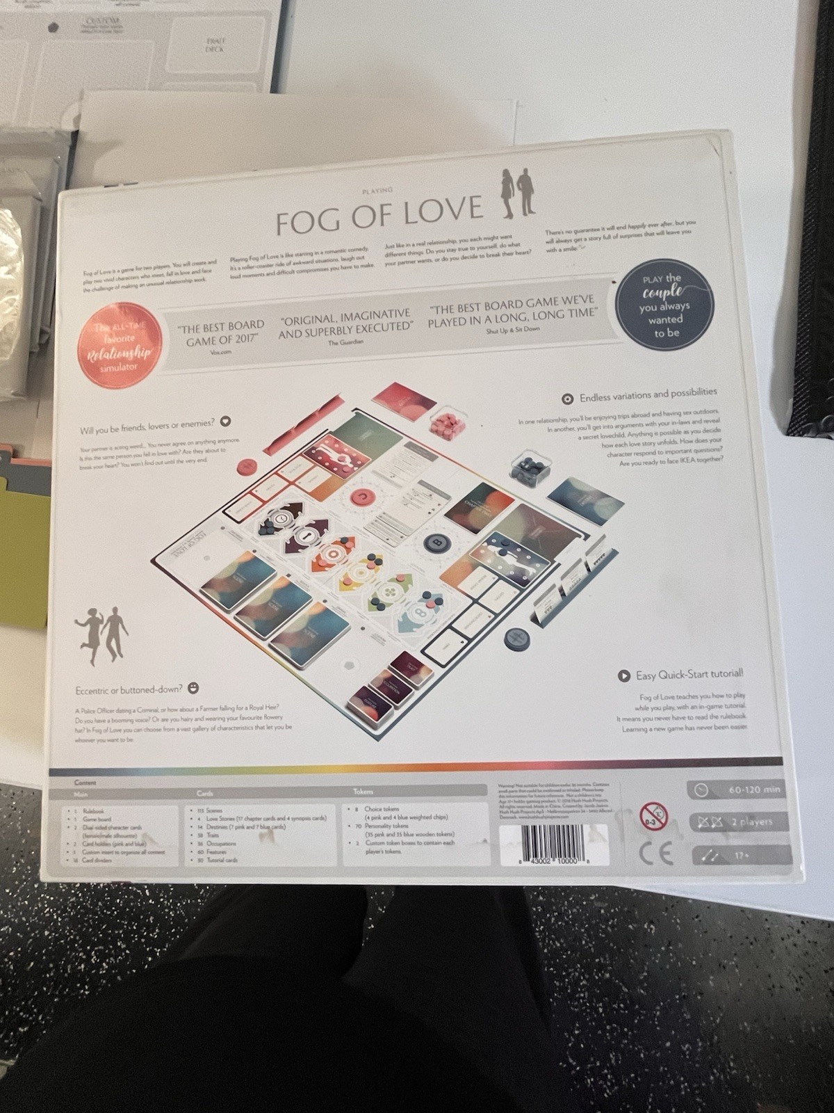 Fog of Love – Romantic Comedy Board Game – Open Box (sealed Components) See Pics