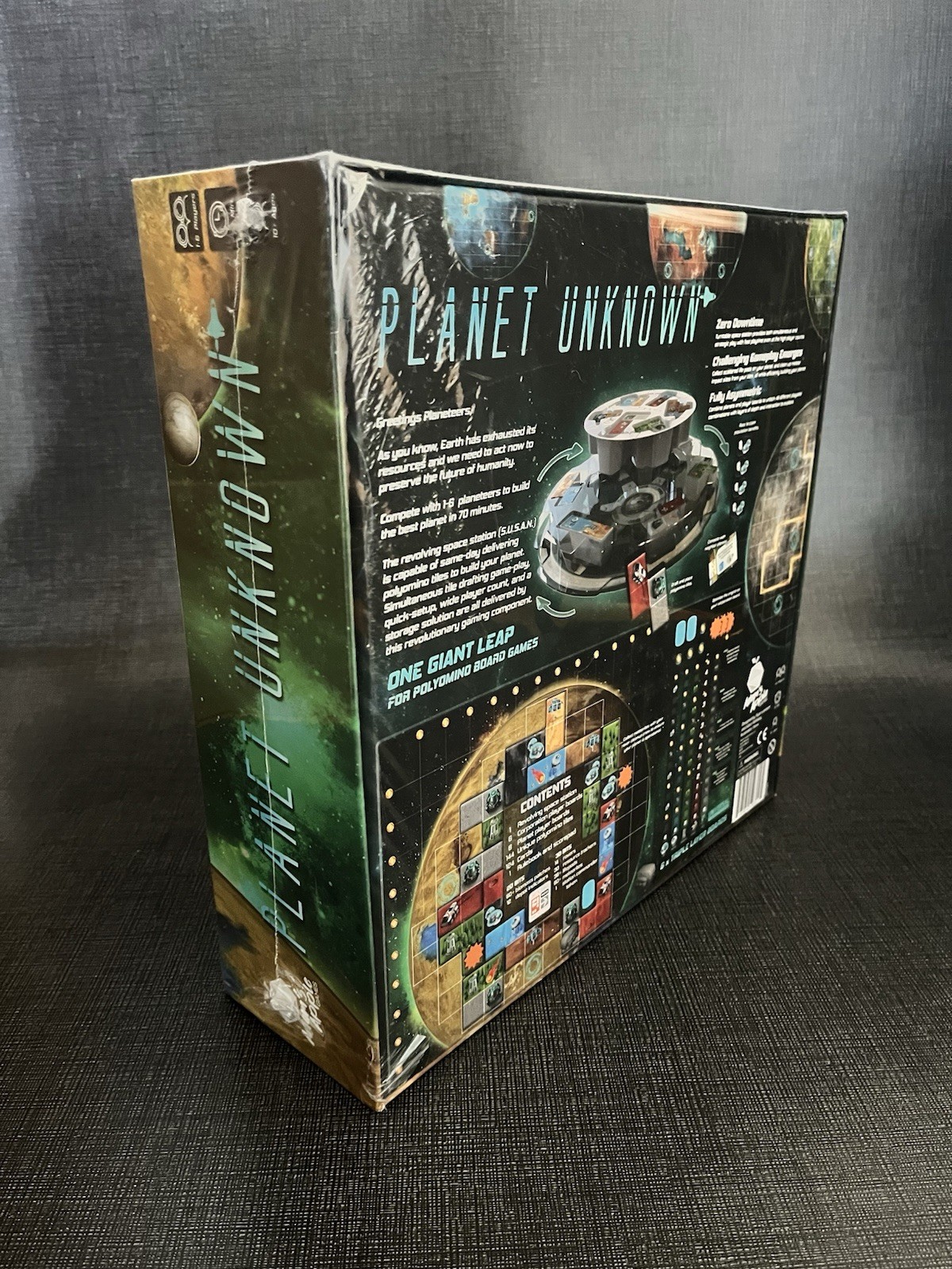 Planet Unknown: A Competitive Polyomino Tile Placement Game For 1-6 Players