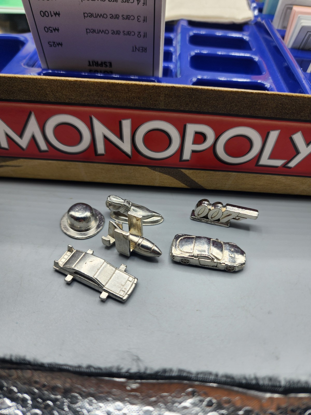 Monopoly 50th Anniversary Edition: James Bond 007 Board Game Complete Rare