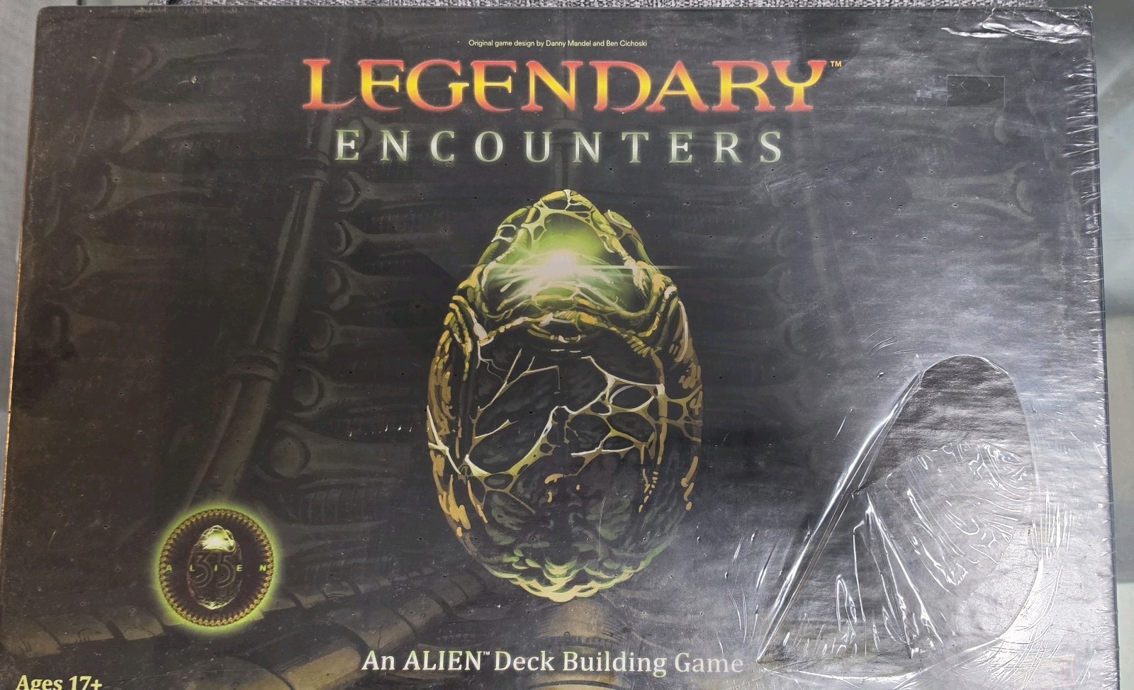 Legendary Encounters Alien Deck Building Game 2014 Upper Deck New in Shrink OOP