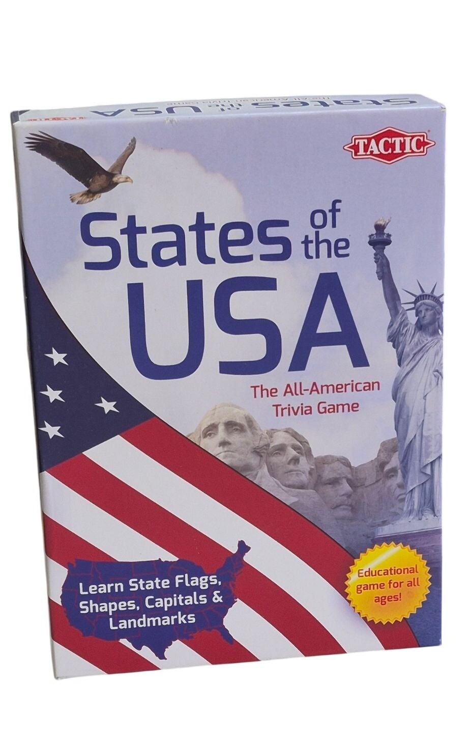 States Of The USA Trivia Game Educational Fun For All Ages By Tactic