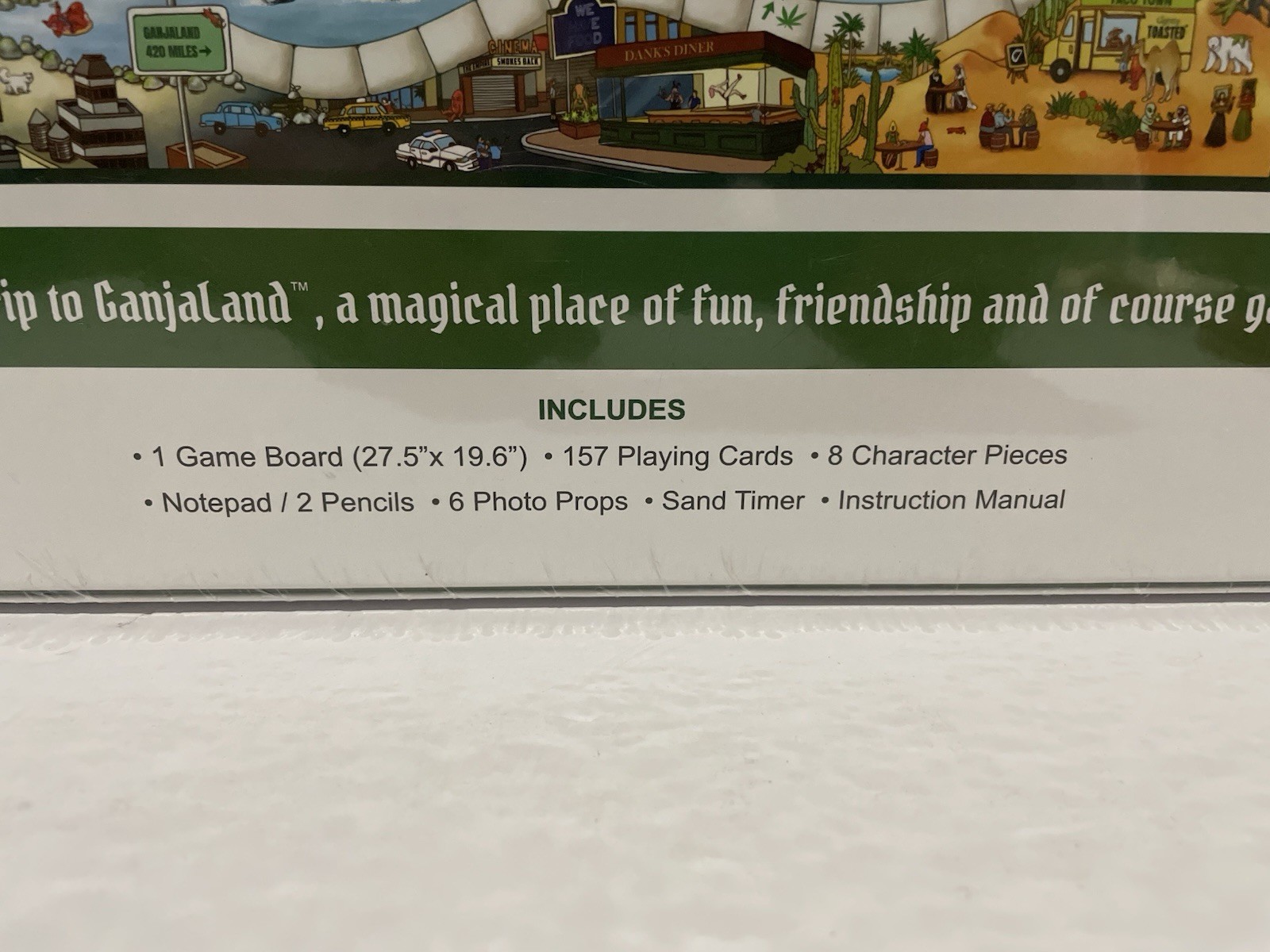 Ganjaland Board Game | An Epic Weed Adventure Adults Sealed
