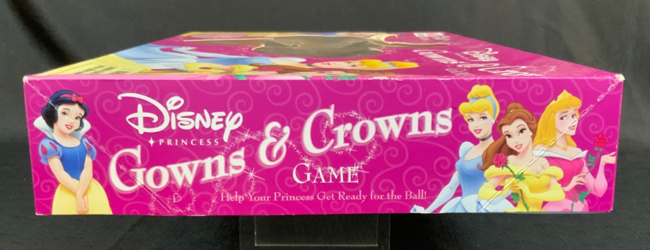 Disney Princess Gowns & Crowns Game, 42310, Milton Bradley, 2005 Hasbro
