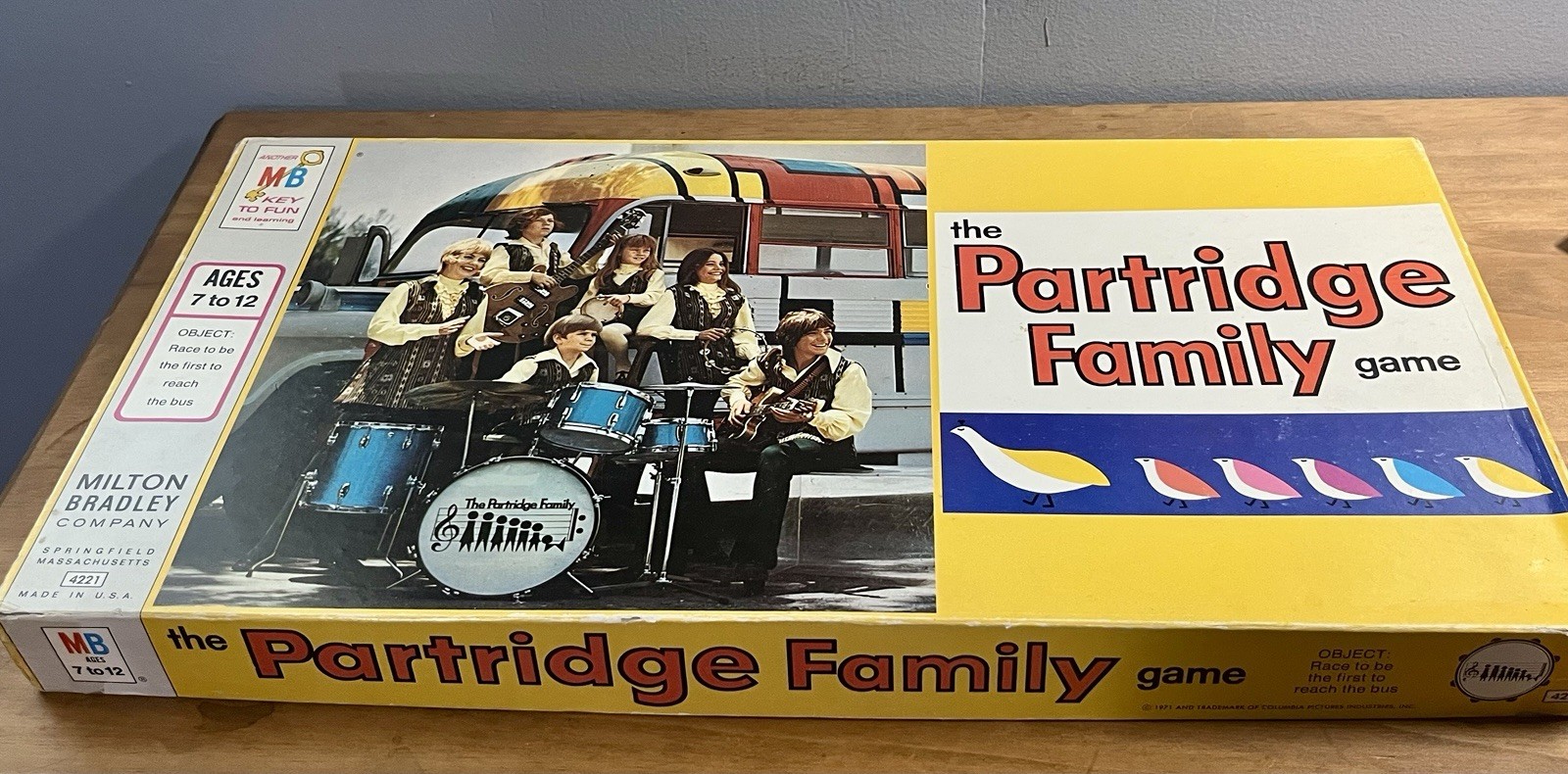 1971 Milton Bradley The Partridge Family Board Game UNUSED!