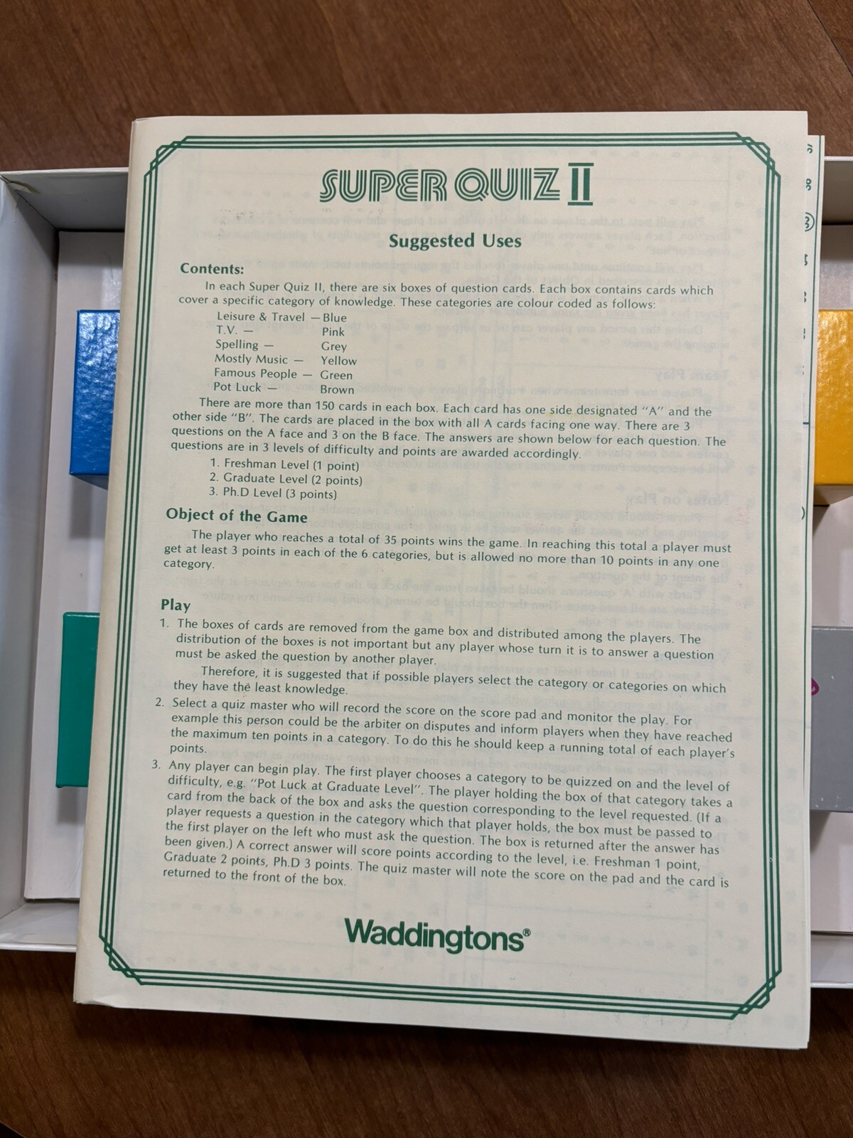 Isaac Asimov Presents Super Quiz II. Near Mint Condition.