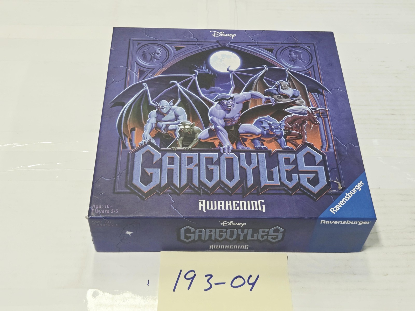 Ravensburger Disney Gargoyles Awakening Family Board Game 2-5 Players 10+ Used