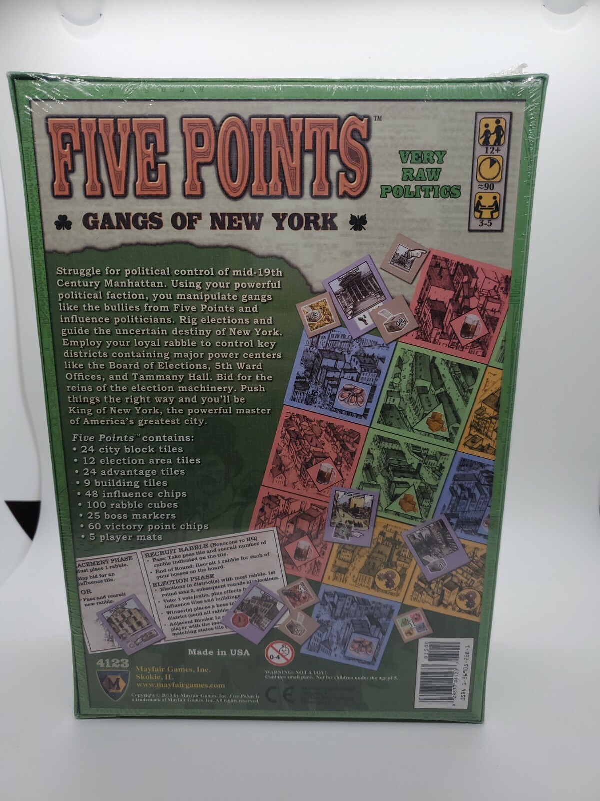 Five Points Gangs of New York – A Game of Very Raw Politics – Mayfair Board Game