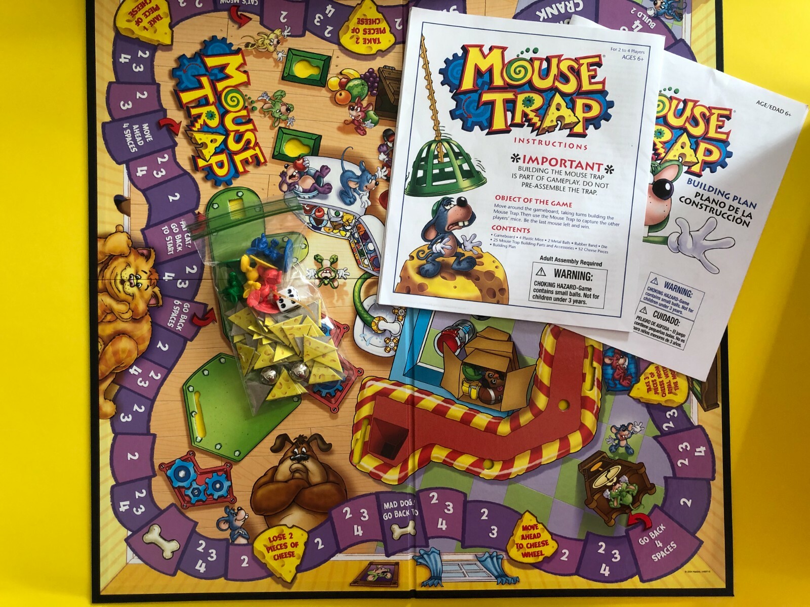 MOUSE TRAP 2005 Board Game by Milton Bradley – Used, Complete, VG condition