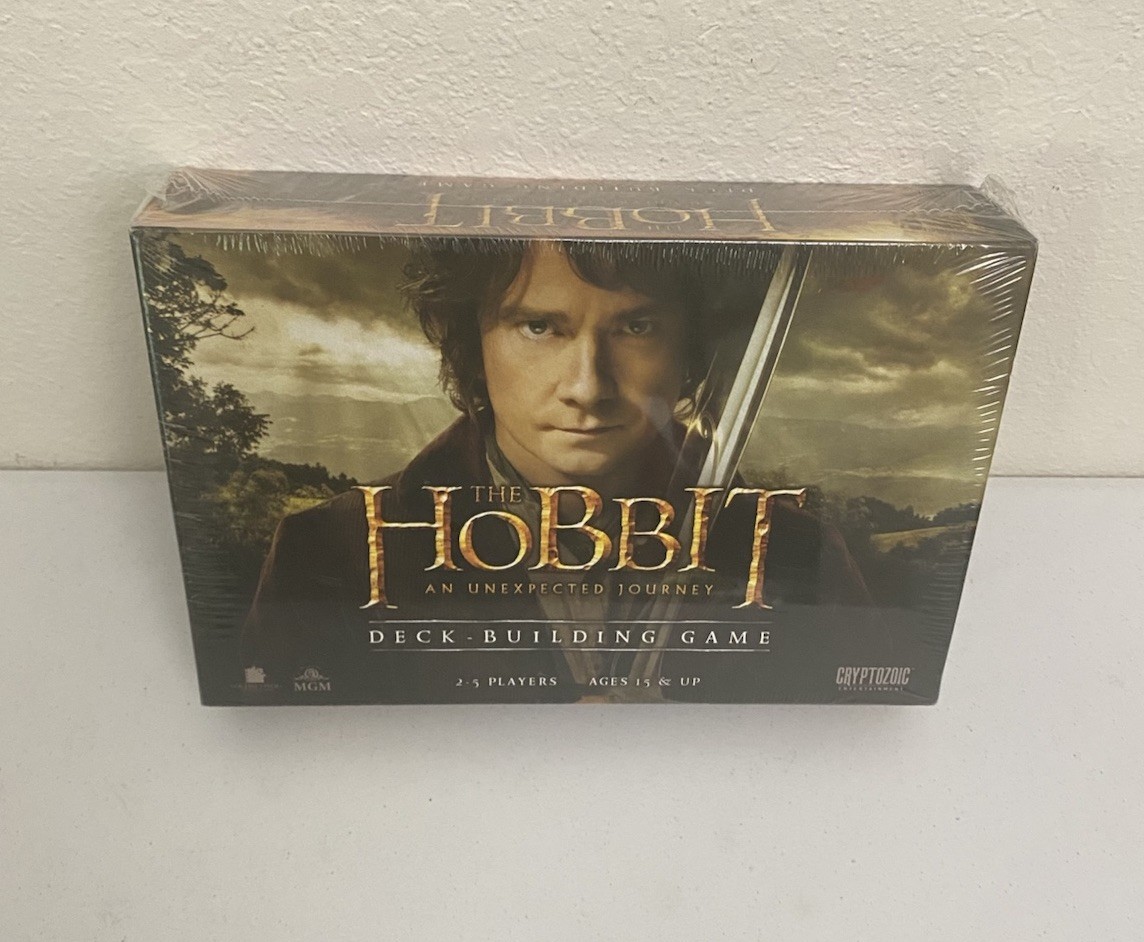 The Hobbit An Unexpected Journey Deck Building Board Card Game NEW + Promo Card