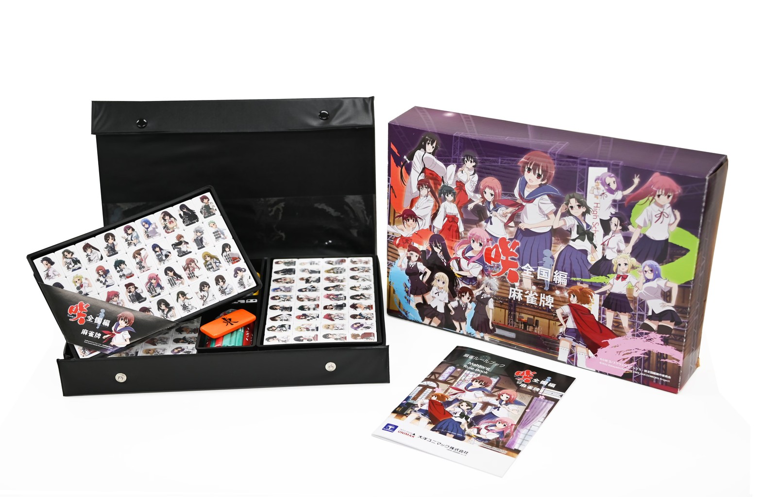 Saki Zenkoku-hen Anime Mahjong Tile Set Complete Japanese Riichi Mahjong Game