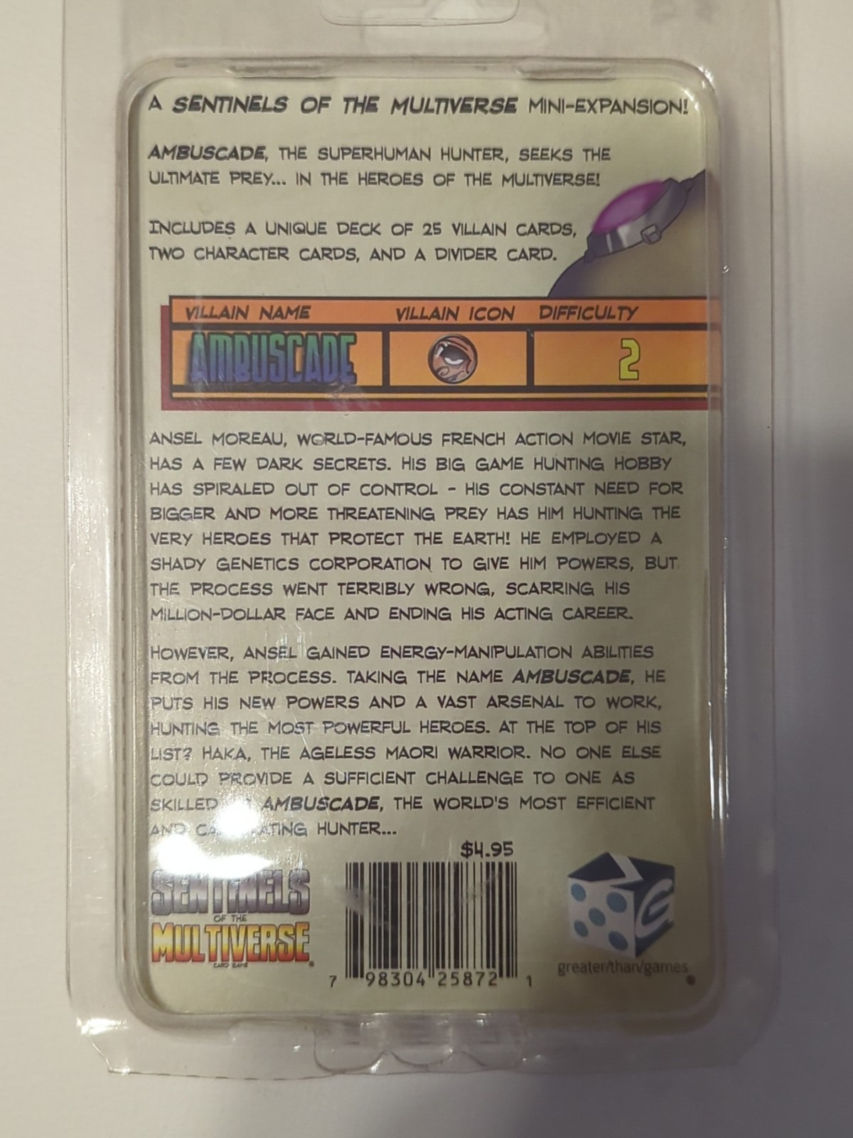 Greater Than Games Sentinels Of The Multiverse Ambuscade