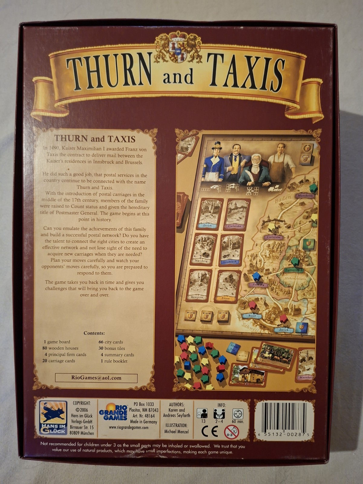 Thurn and Taxis Board Game