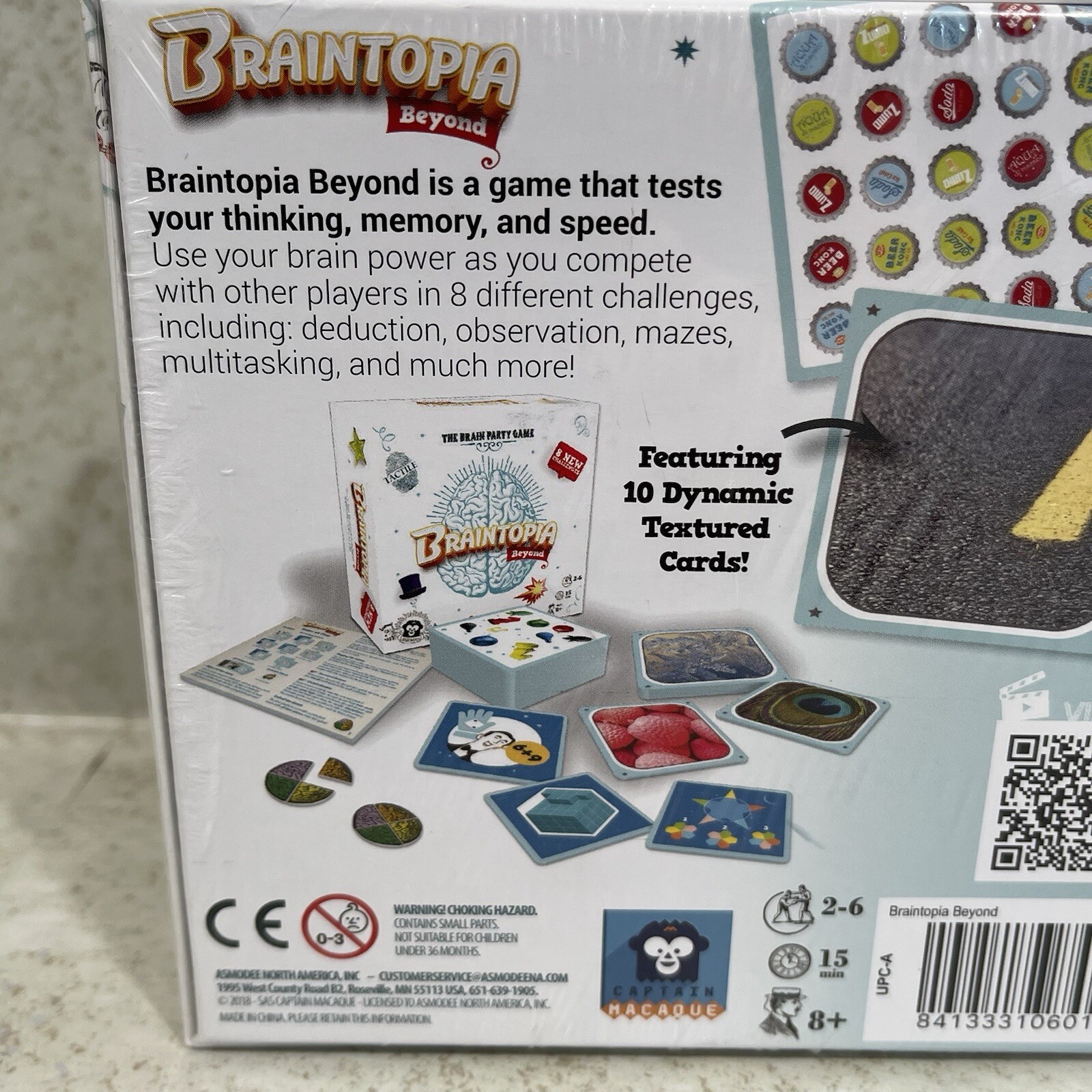 Braintopia Beyond The Brain Party Game Card Game New Sealed 8+ Years Old