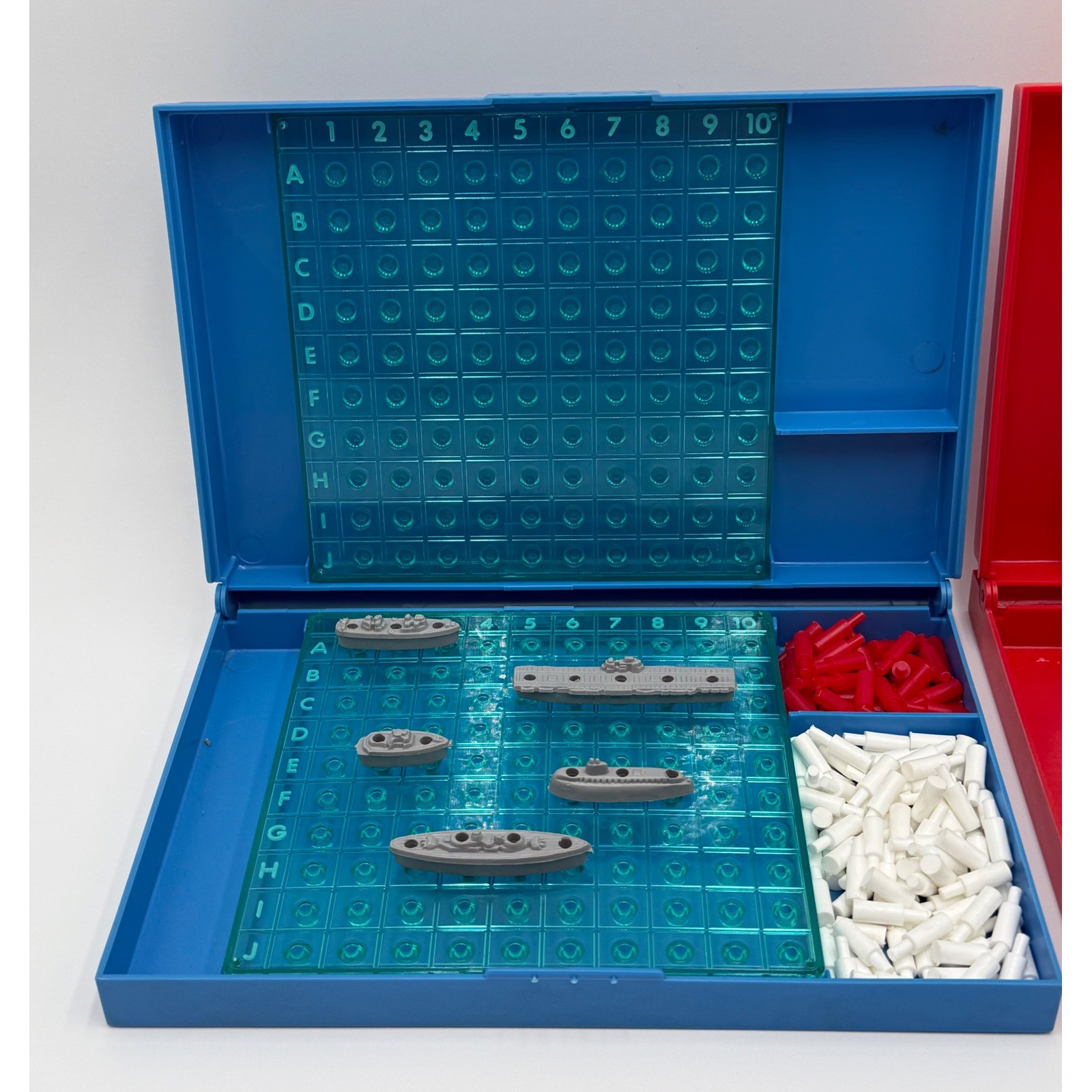 Vintage Milton Bradley Battleship #4730 Board Game Near Complete Missing Pegs