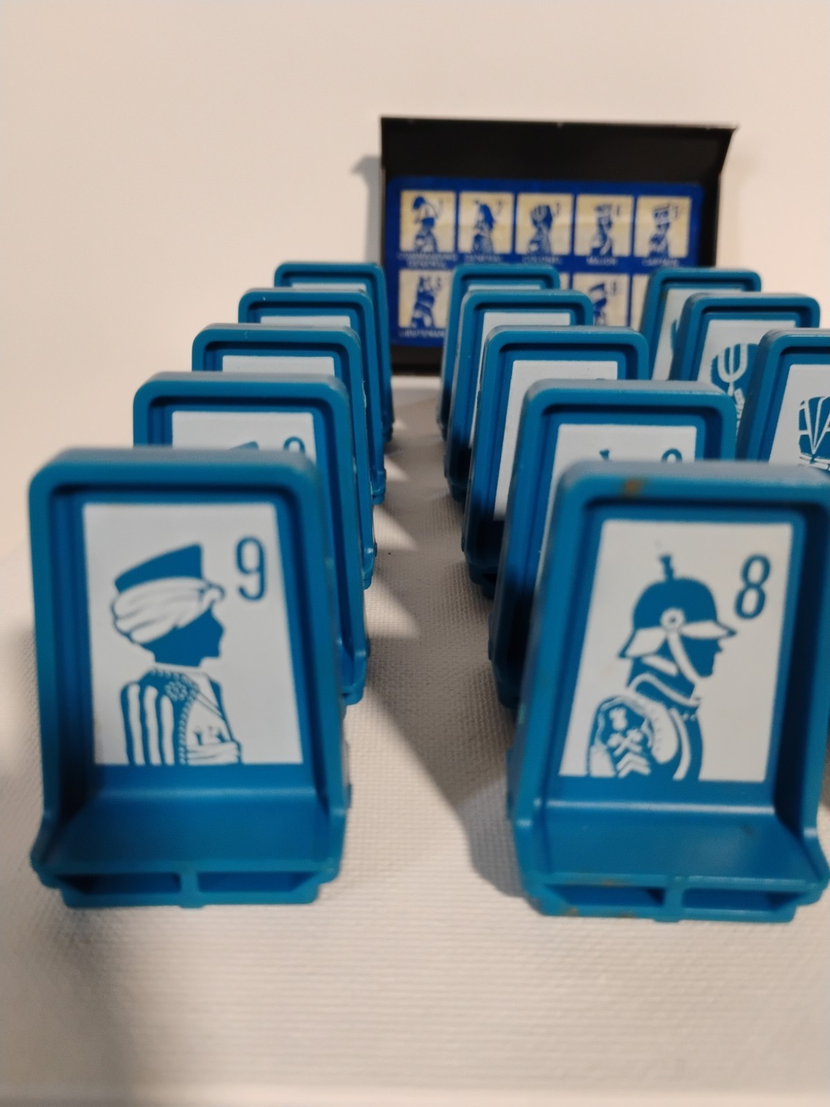 Vintage Milton Bradley Electronic Stratego 19 Game Pieces And 1 Cover