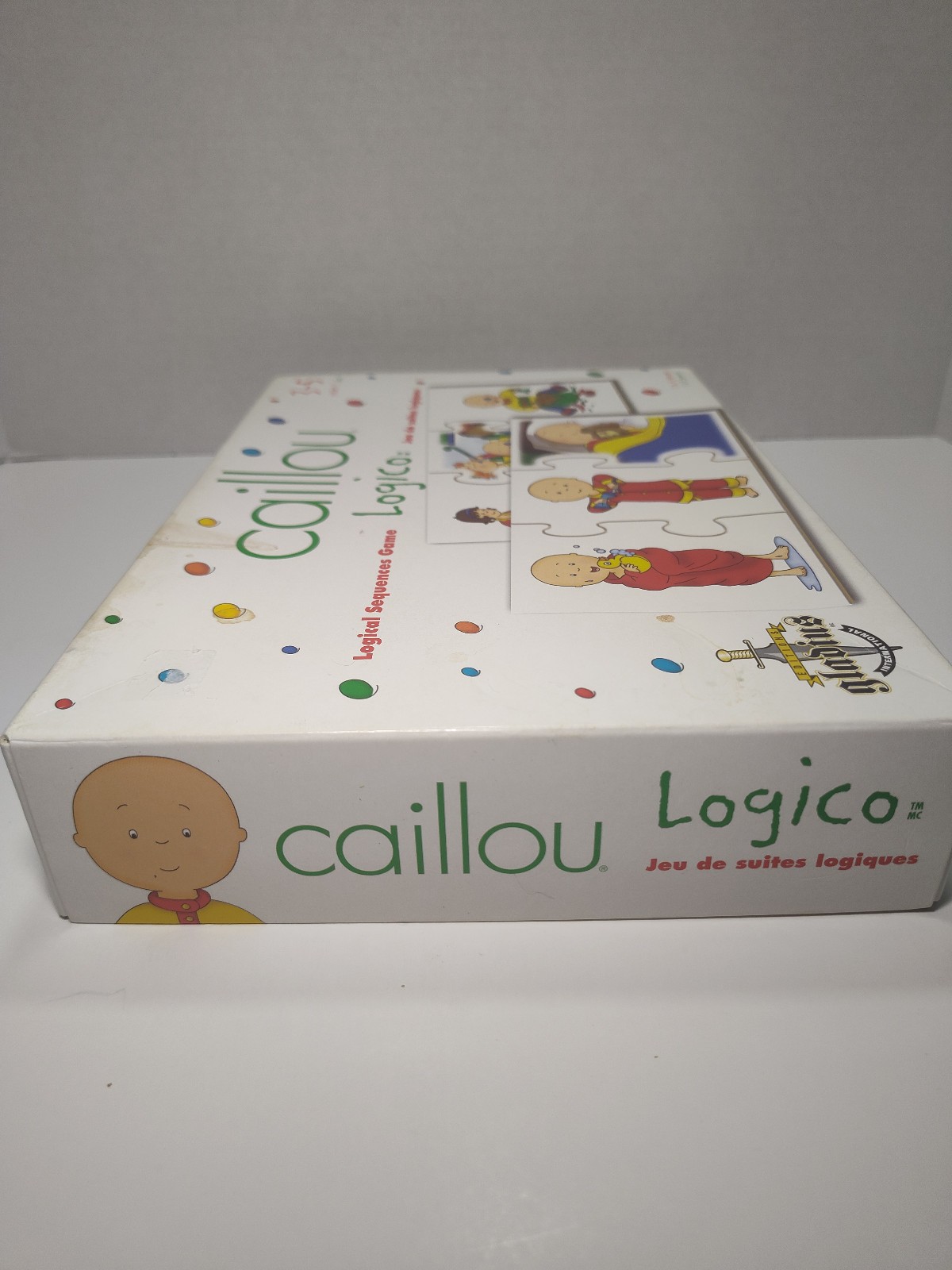Caillou Logico Logical Sequences Game Complete 3-5 Years Gladius Puzzle Set