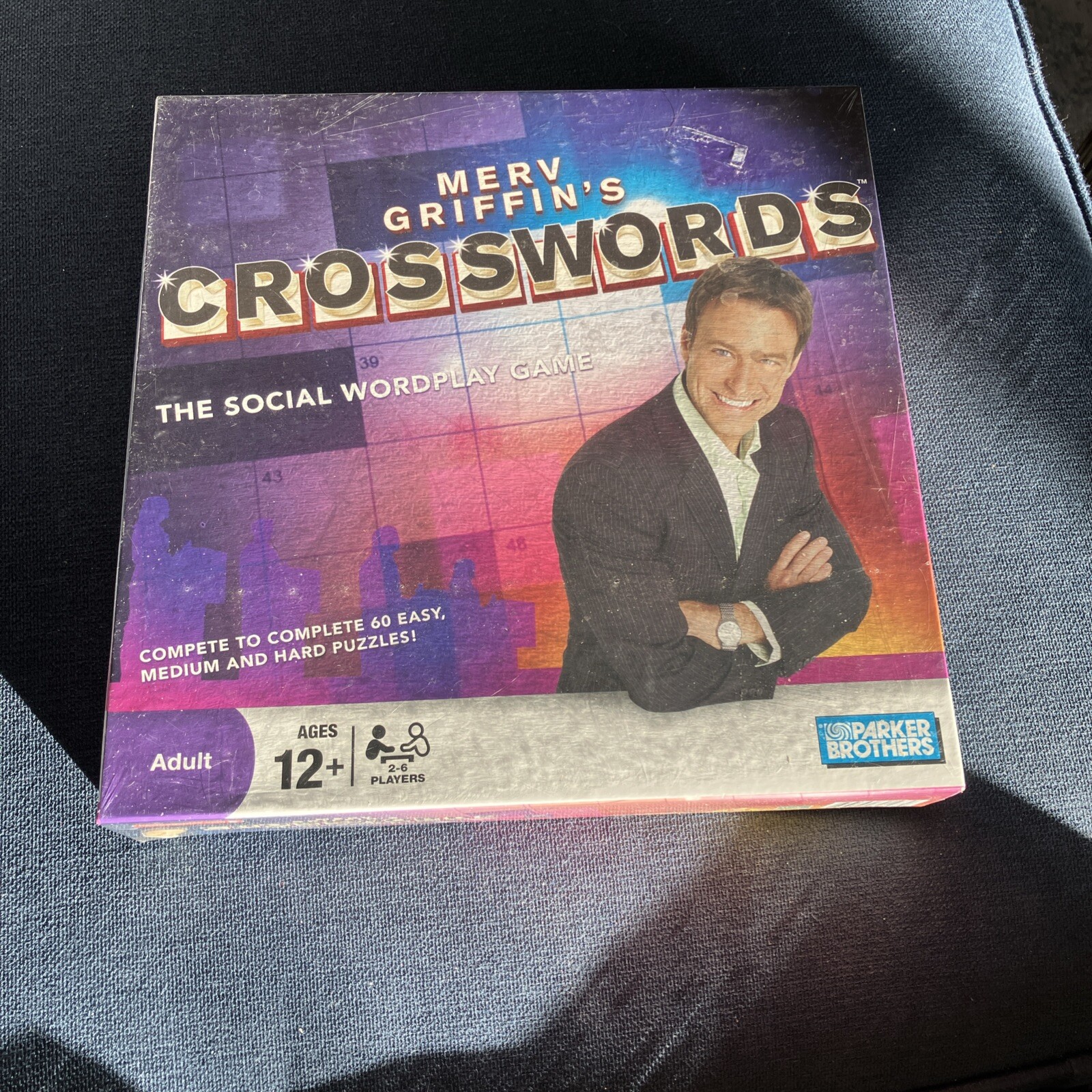 Merv Griffin’s Crosswords The Social Wordplay Board Game Hasbro Games Sealed 12+