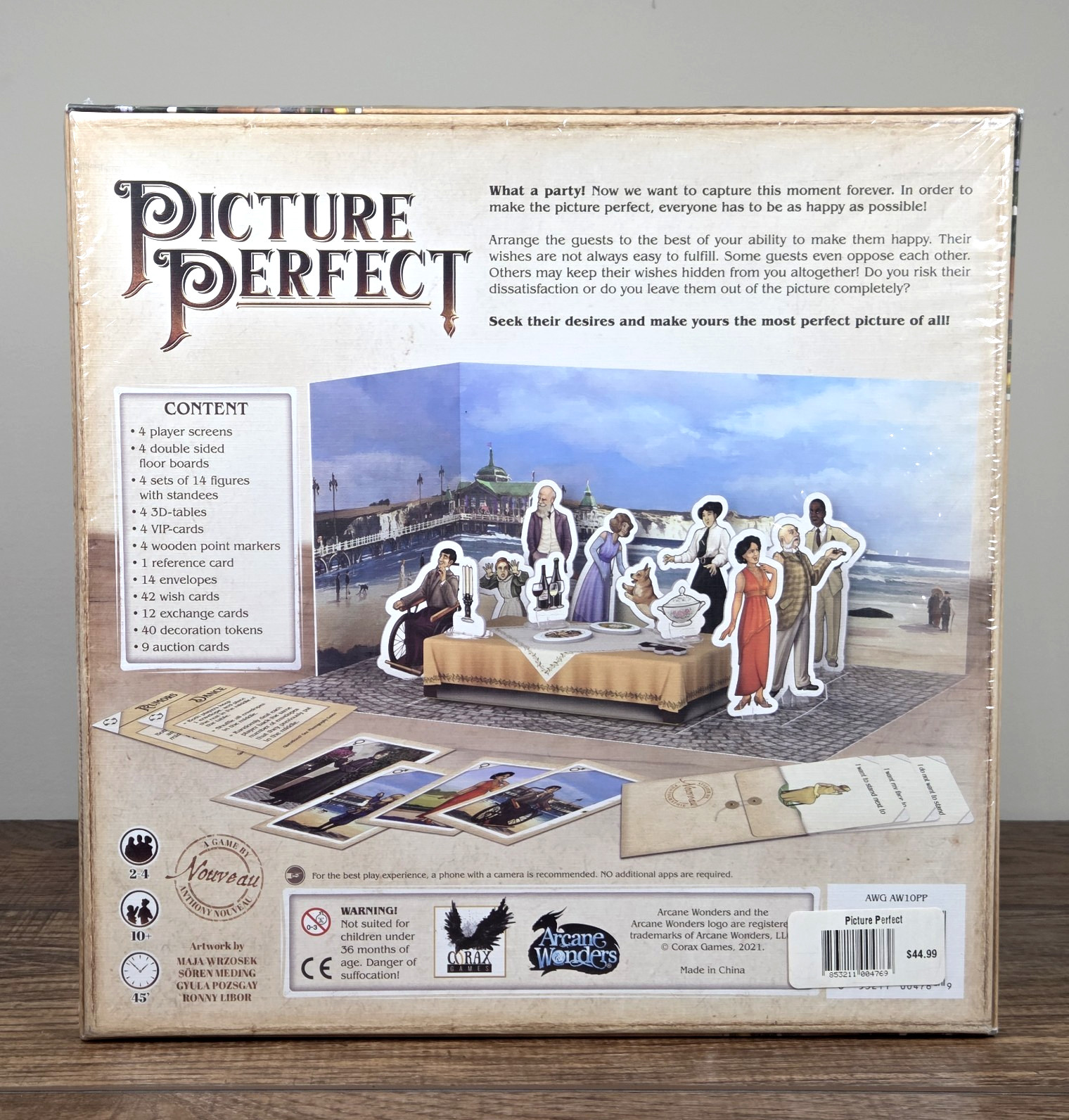Picture Perfect Board Game Arcane Wonders 2021 Brand New