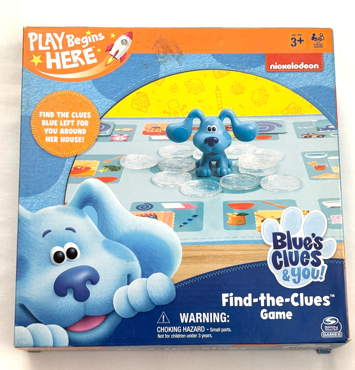 Blue’s Clues & You Find the Clues Game Ages 3 and Up 2-4 Players by Spin Master