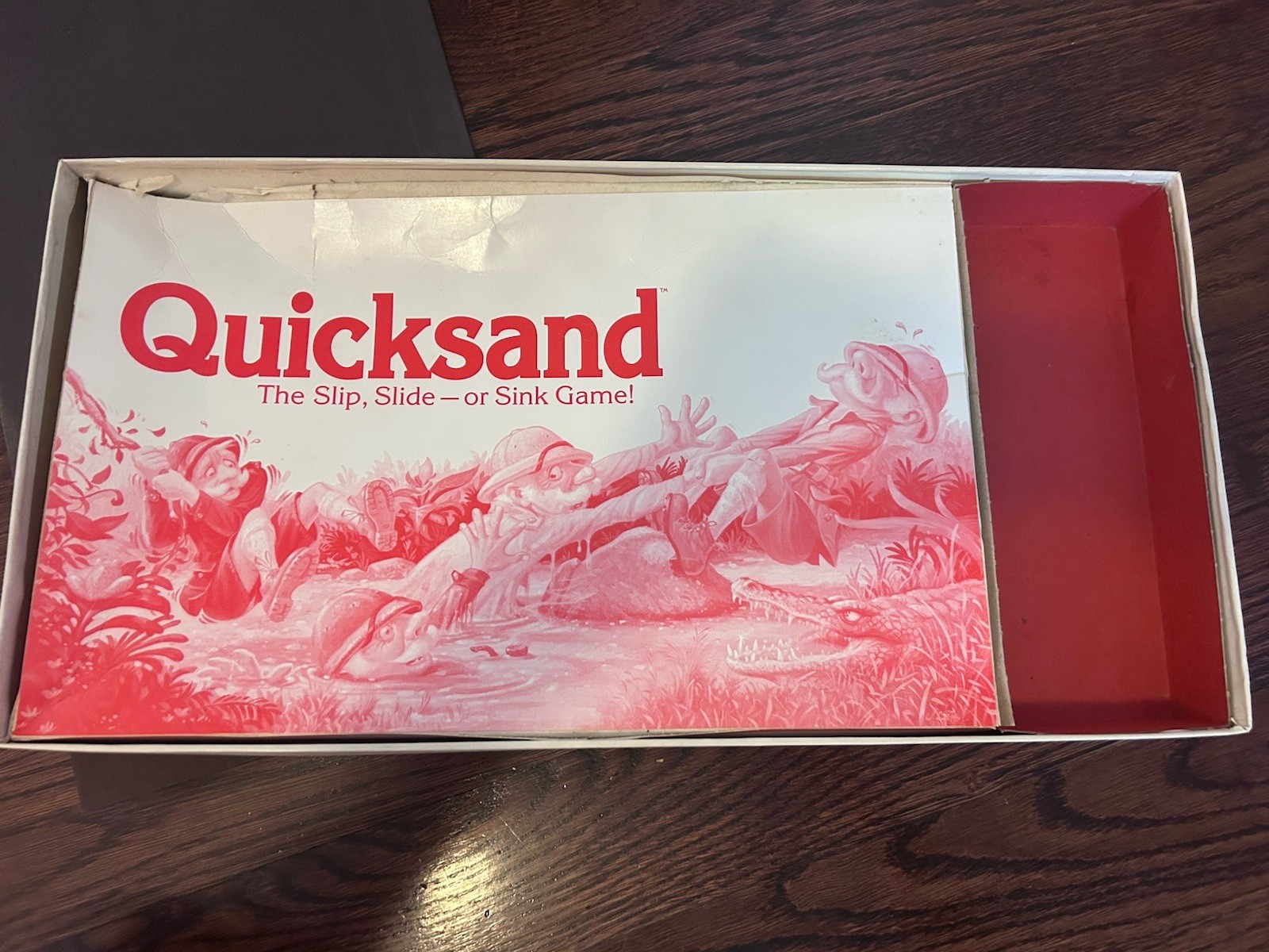 Quicksand The Slip Slide Sink Board Game Parker Brothers VINTAGE 1989 COMPLETE