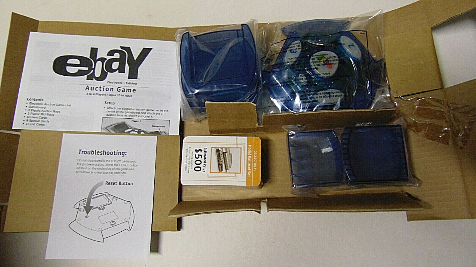 eBay Electronic Talking Auction Game 2001 Hasbro Parker Brothers