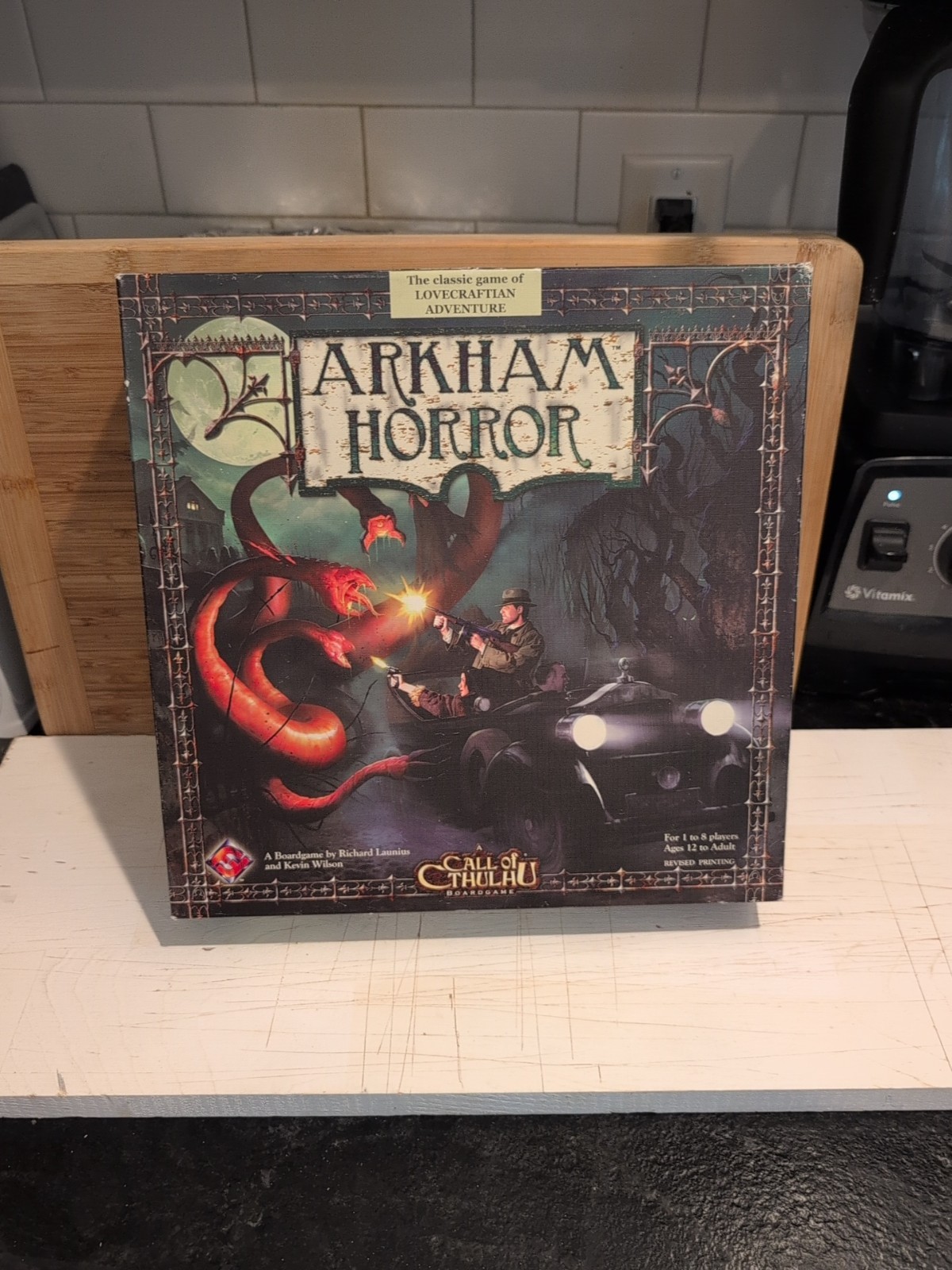 Arkham Horror Revised + Elder Sign Board Game Lot Lovecraft Cthulhu Complete