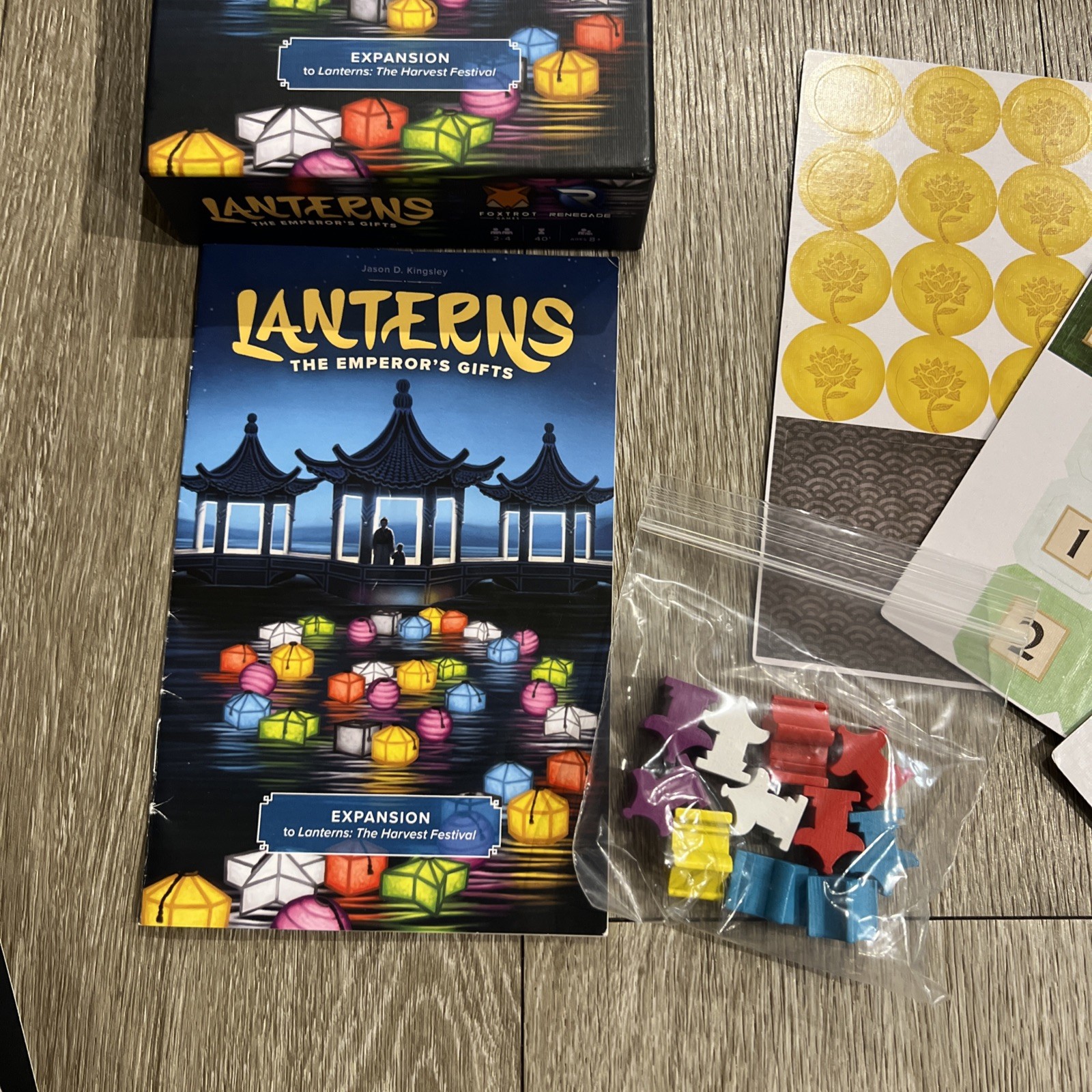Lanterns The Harvest Festival Board Game + The Emperor’s Gifts Expansion