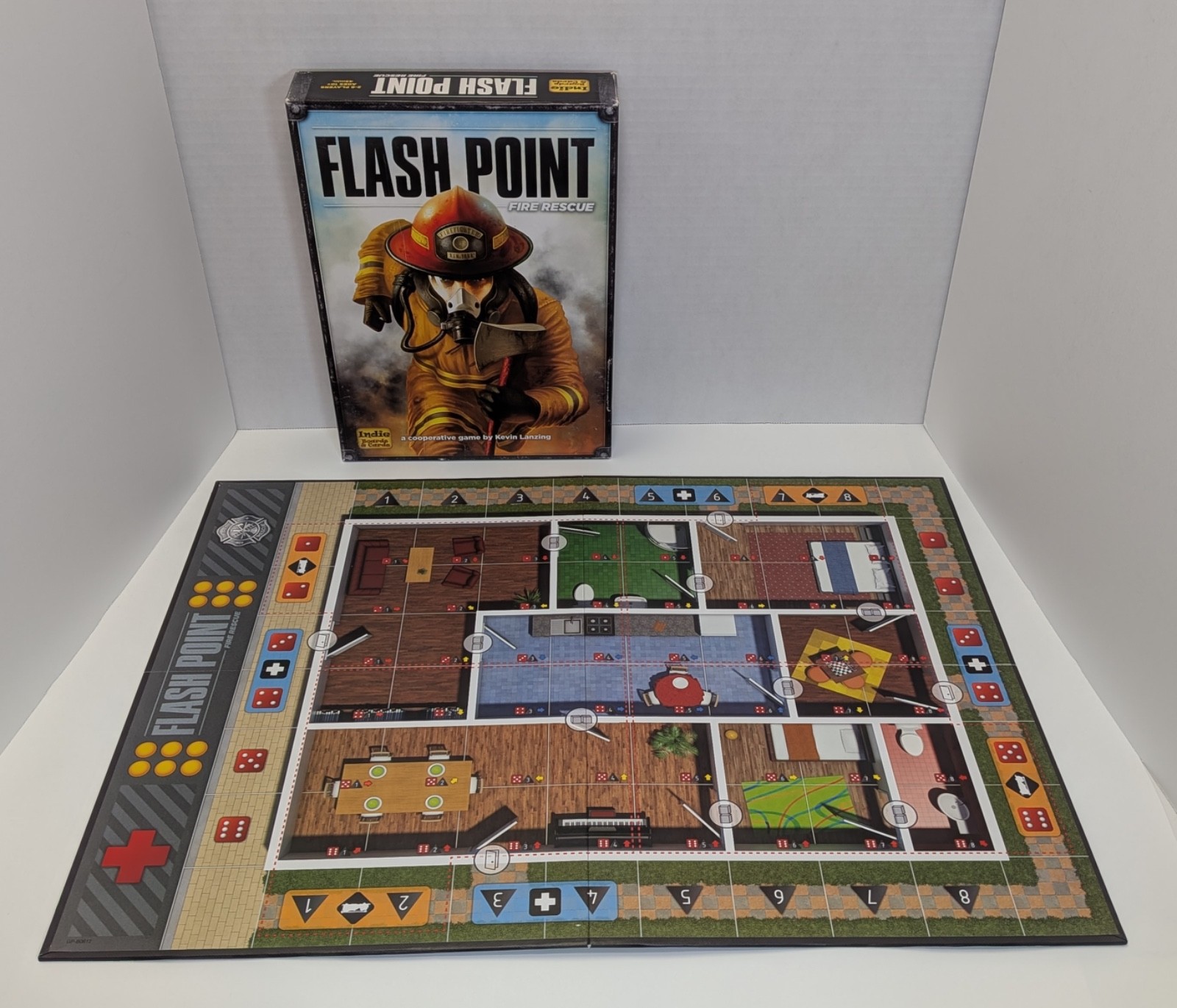 Flash Point Fire Rescue Board Game 1st Edition Indie Boards & Cards Complete