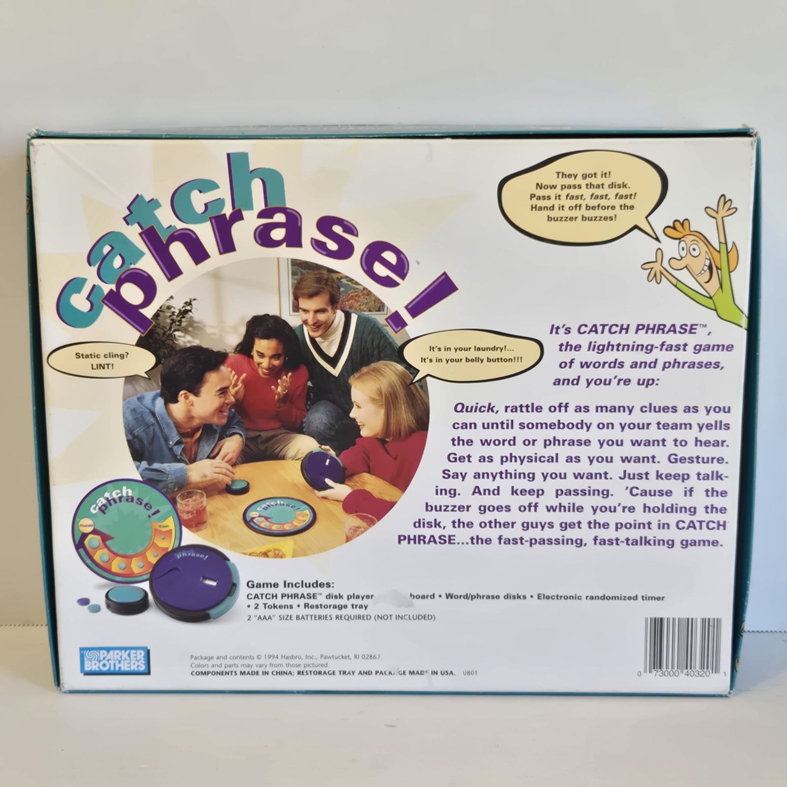1994 CATCH PHRASE Game by Parker Brothers **COMPLETE**