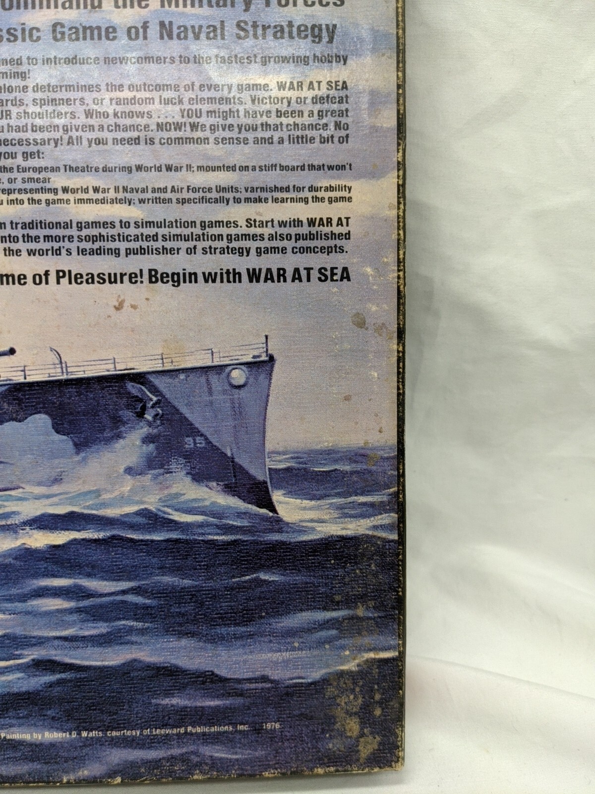 Avalon Hill War At Sea Board Game Complete