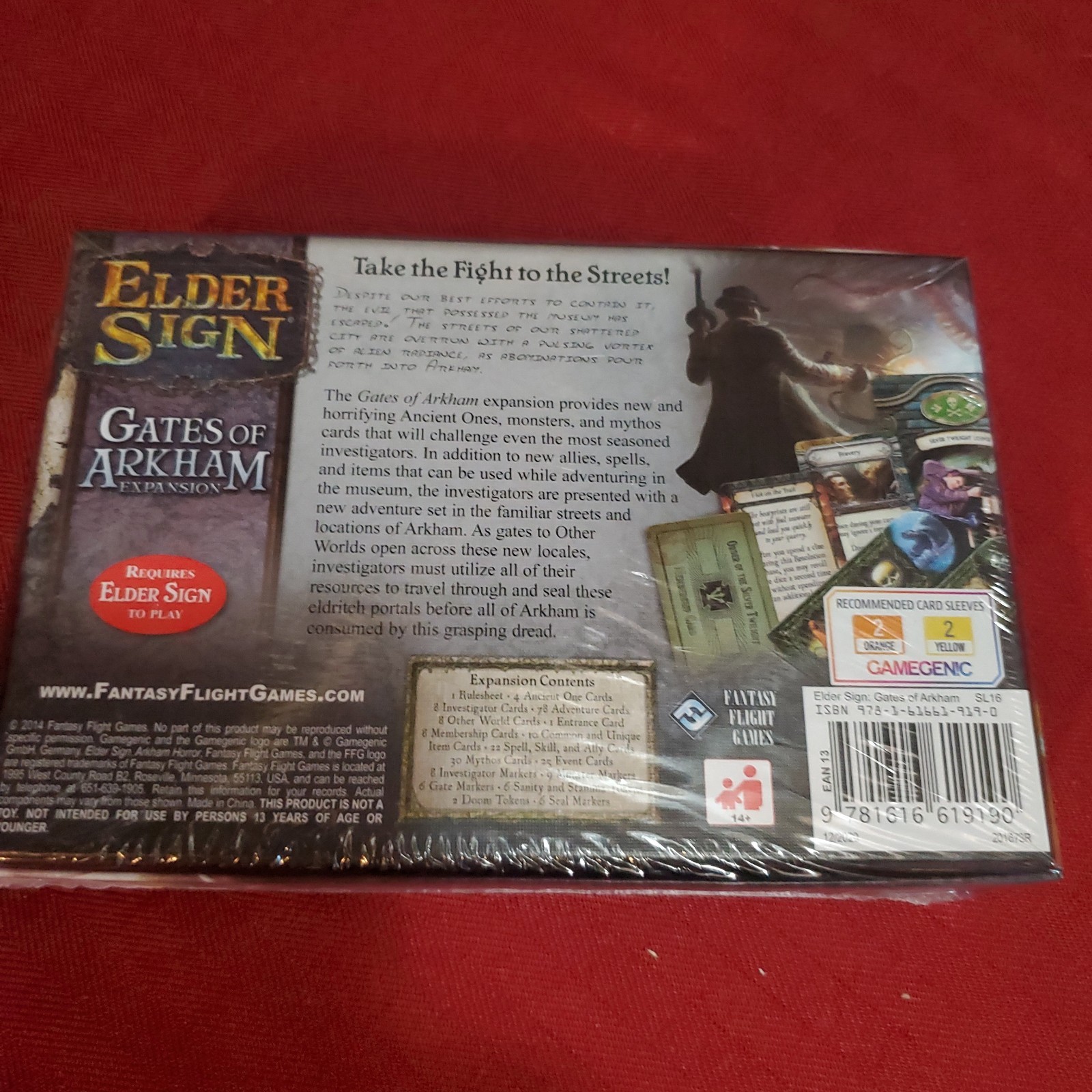 NEW Elder Sign Gates of Arkham Expansion OOP Arkham Horror *SEALED*