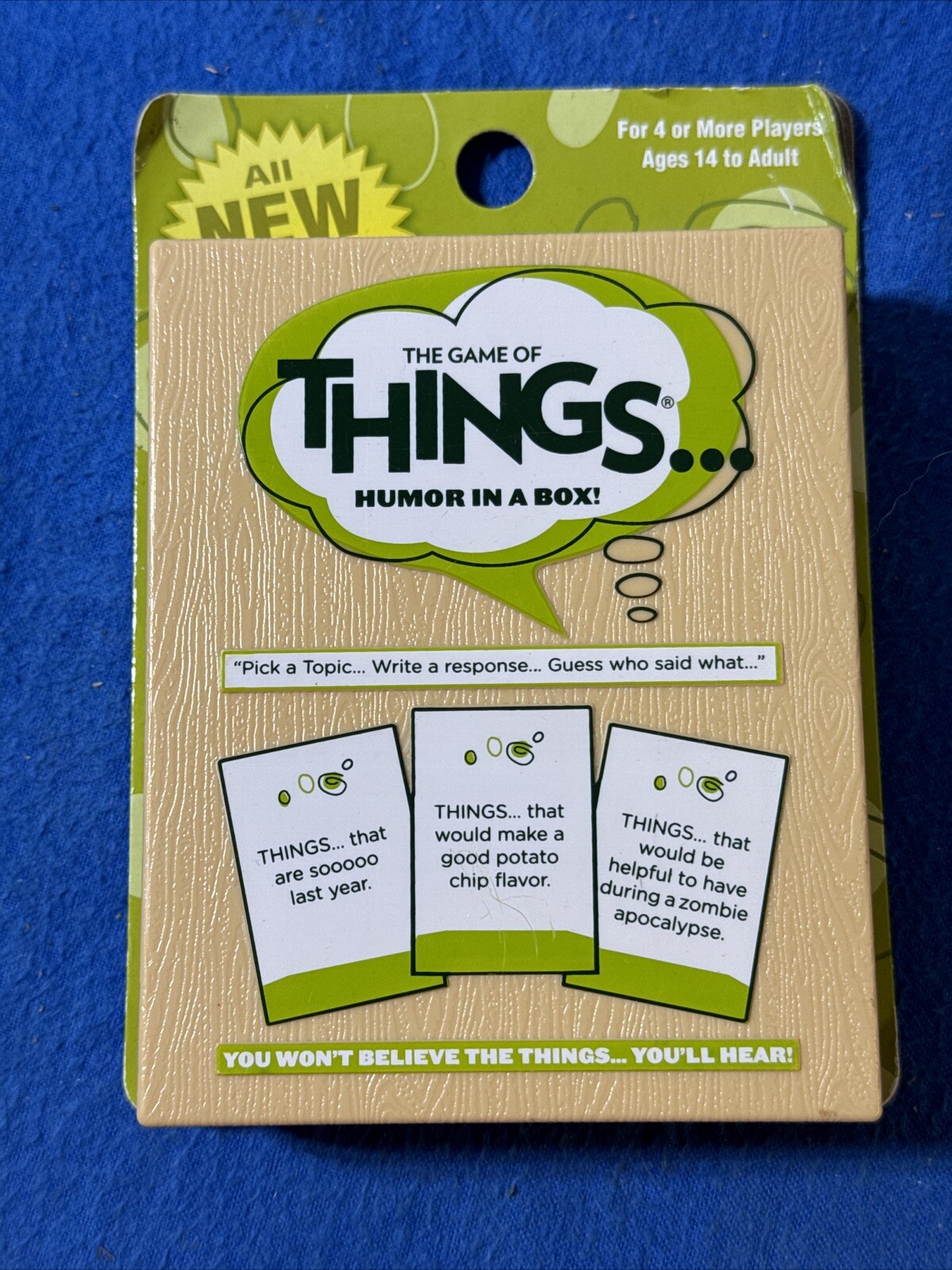 New PlayMonster The Game of Things: Humor in A Box for ages 14 to Adult