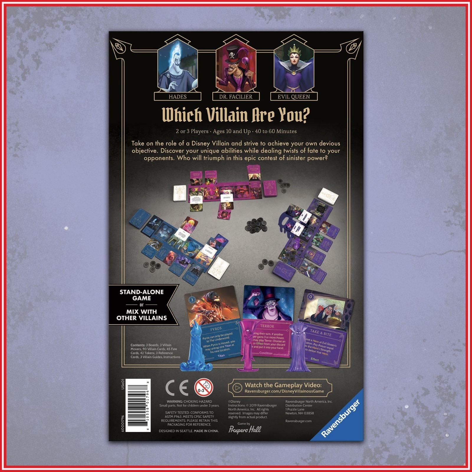Disney Villainous: Wicked to the Core Ravensburger Stand Alone Game 2019