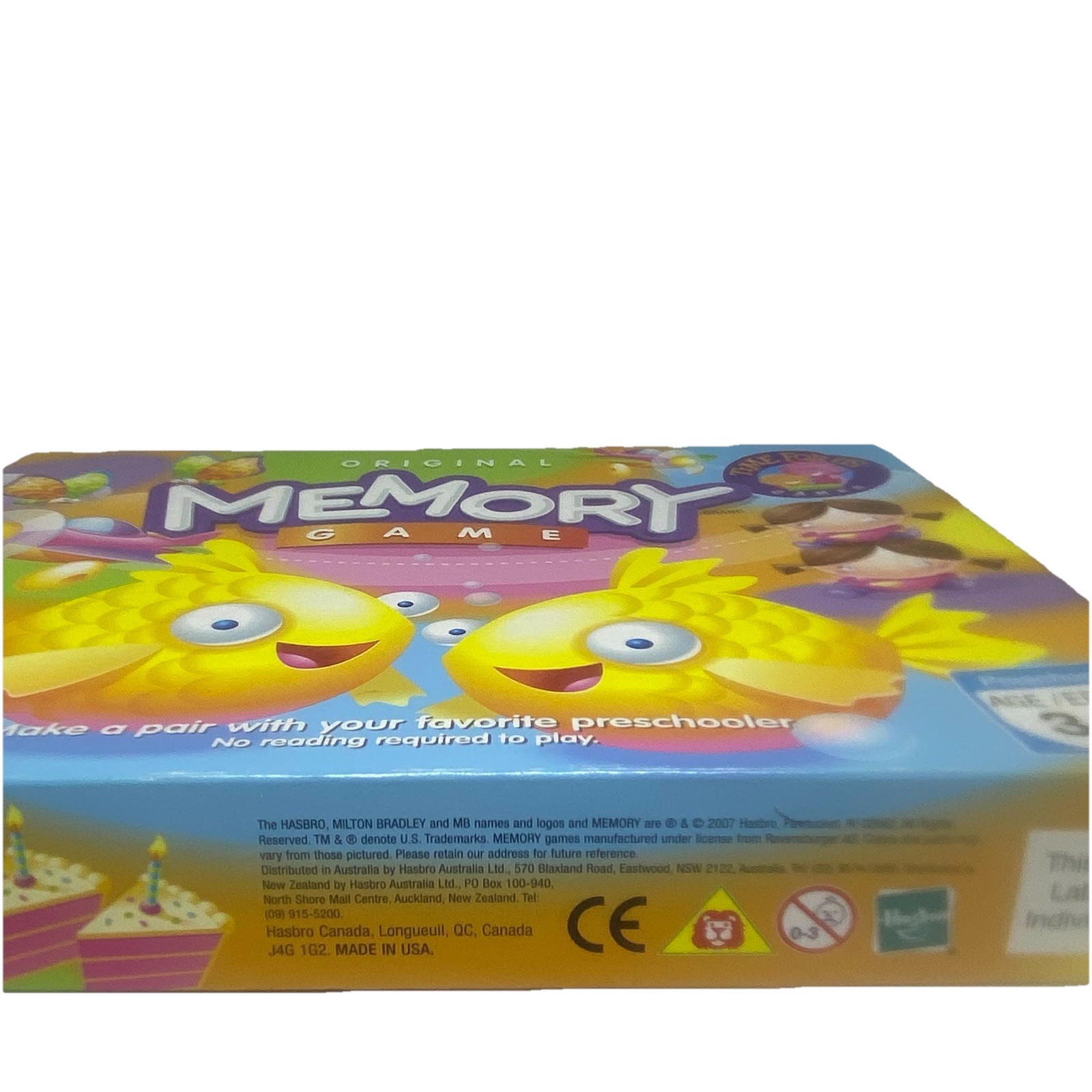 The Original Memory Game 2007 Hasbro Classic Matching Children’s Game Complete