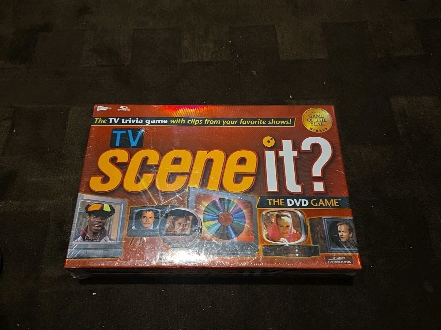 TV Scene It? DVD Game 2005 TV Trivia Board Game New Sealed