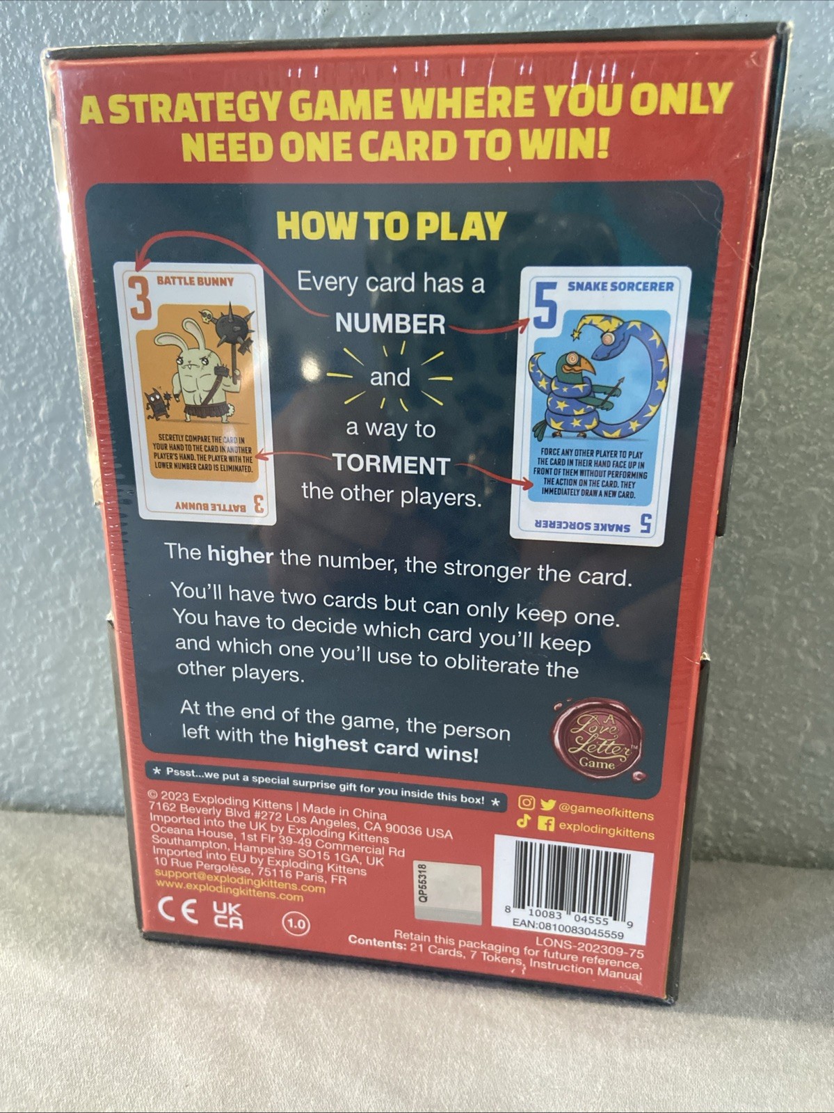 Kids Game Power Hungry Pets Game-Try To Outsmart Each Other 2-6 Players Ages 7+