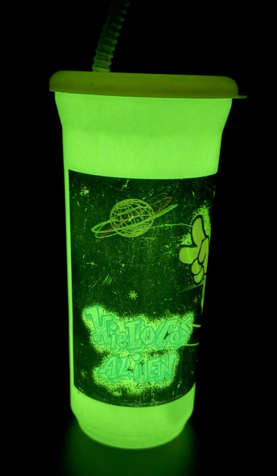 Classic Hielocos Coca-Cola Aliens 32 oz Promotional Cup Crazy Bones–1990s Mexico