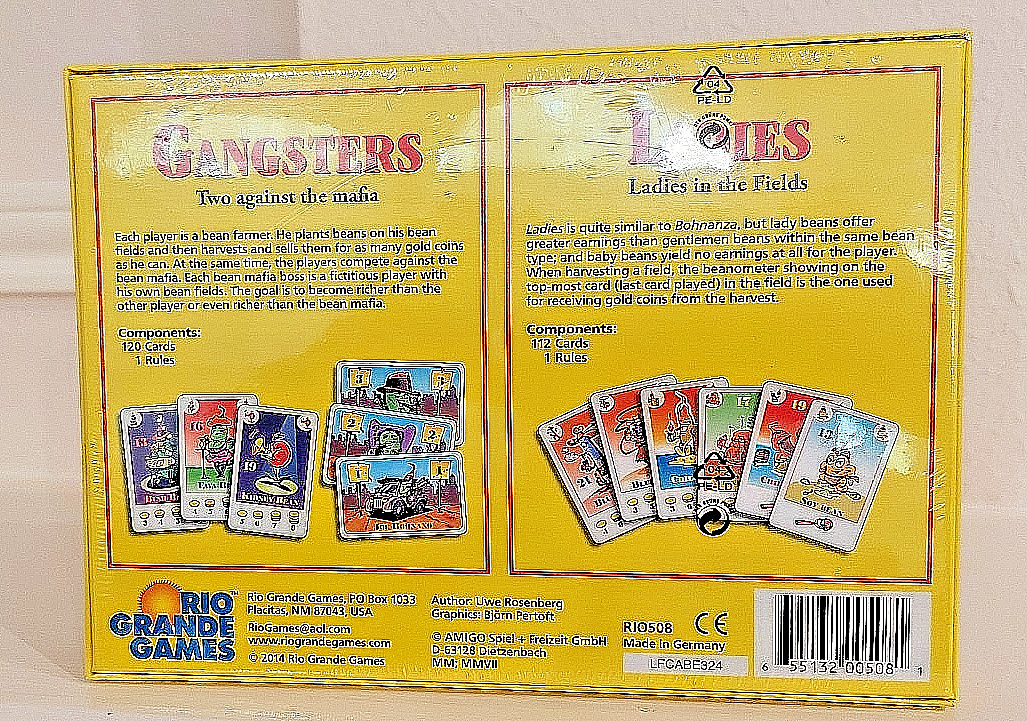 Bohnanza Ladies and Gangsters board game