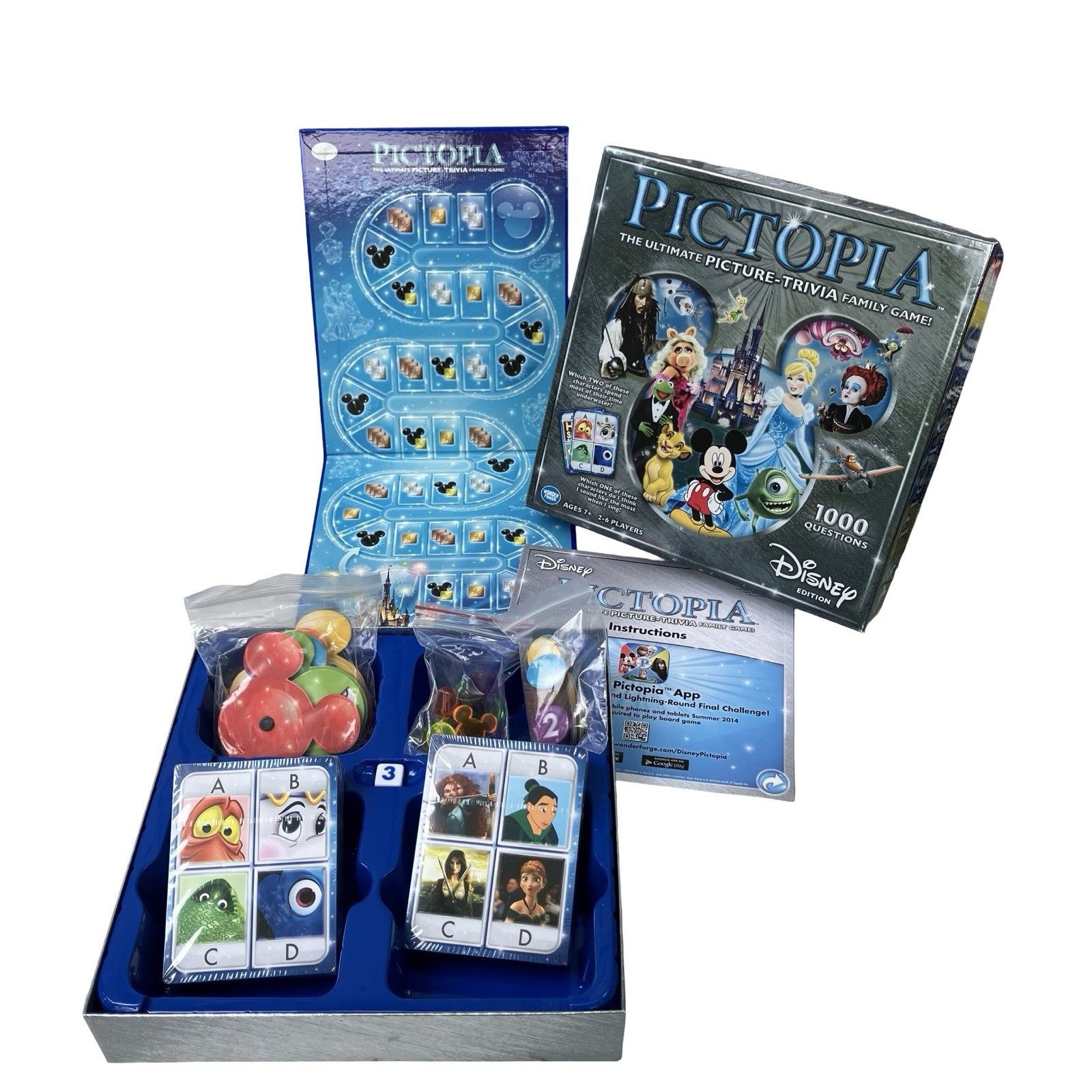 Pictopia Ultimate Picture-Trivia Family Game Disney Edition Board New Open Box