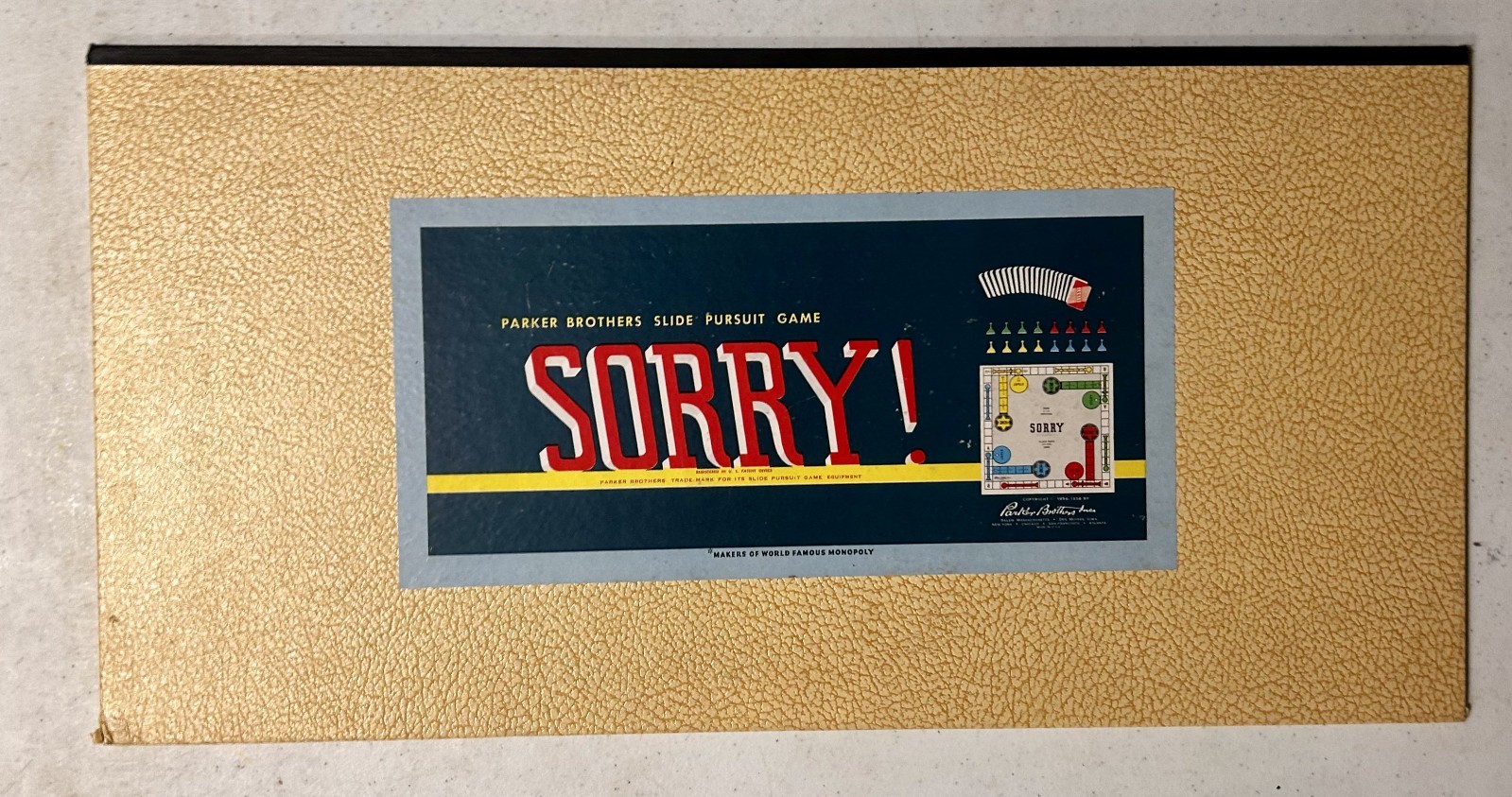 Vintage Sorry! by Parker Brothers – Late 50s to Early 60s – Complete Set