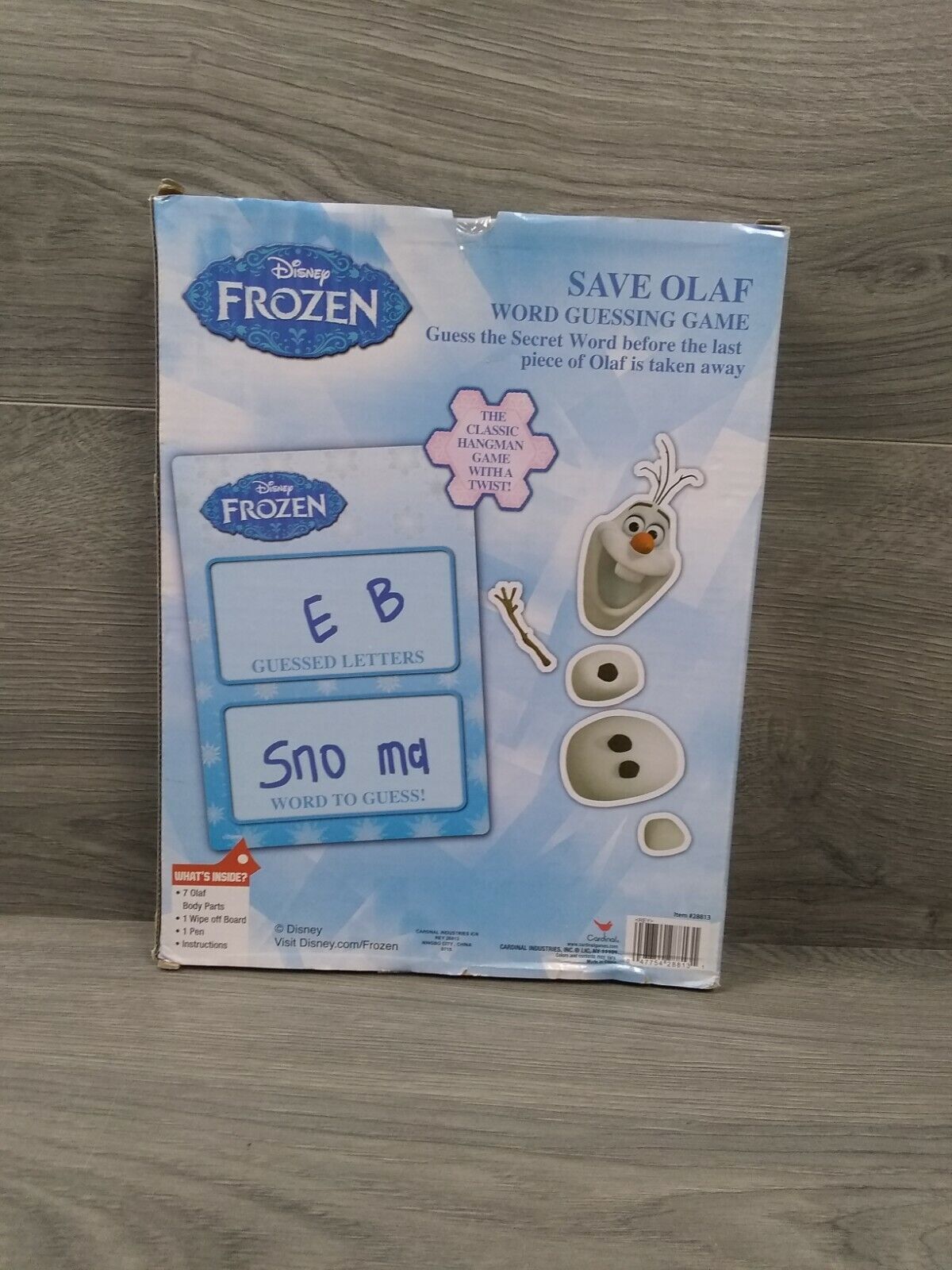 Disney Frozen Save Olaf Word Guessing Game New Sealed Classic Hangman
