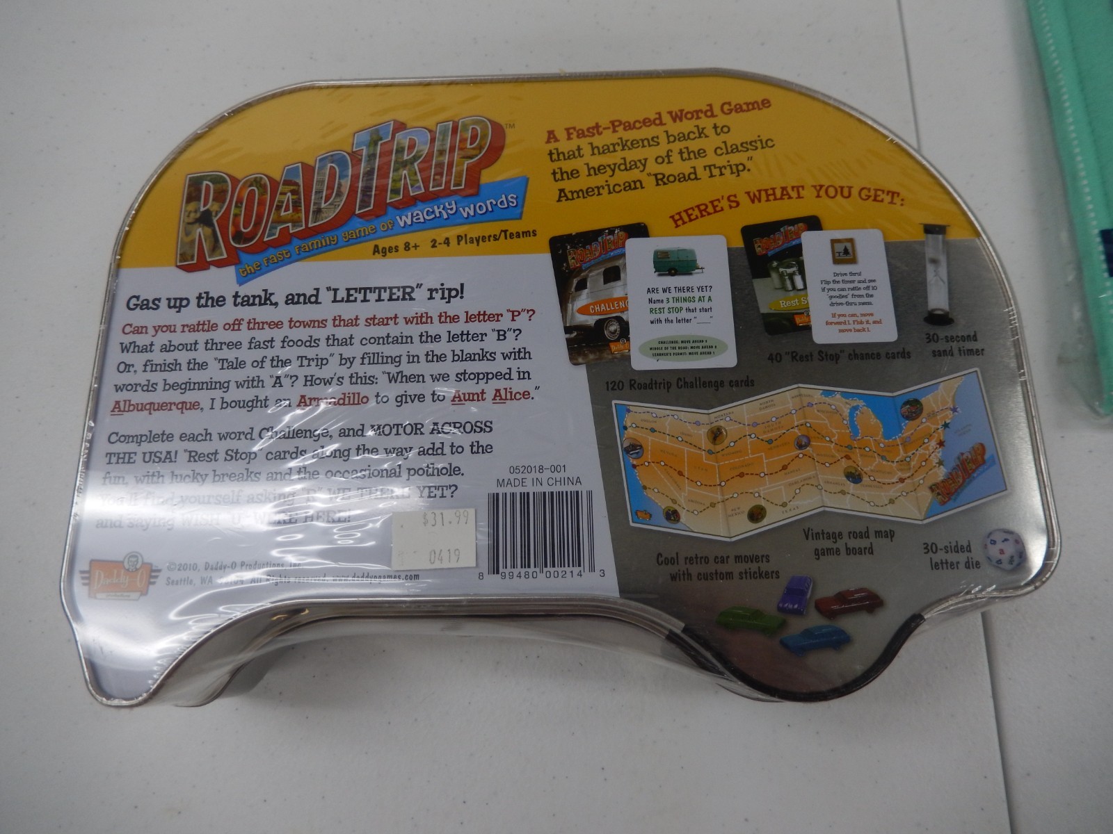 Travel Game Lot-Road Trip, Chalkboard Game, Thinkfun, Travel Activity Book